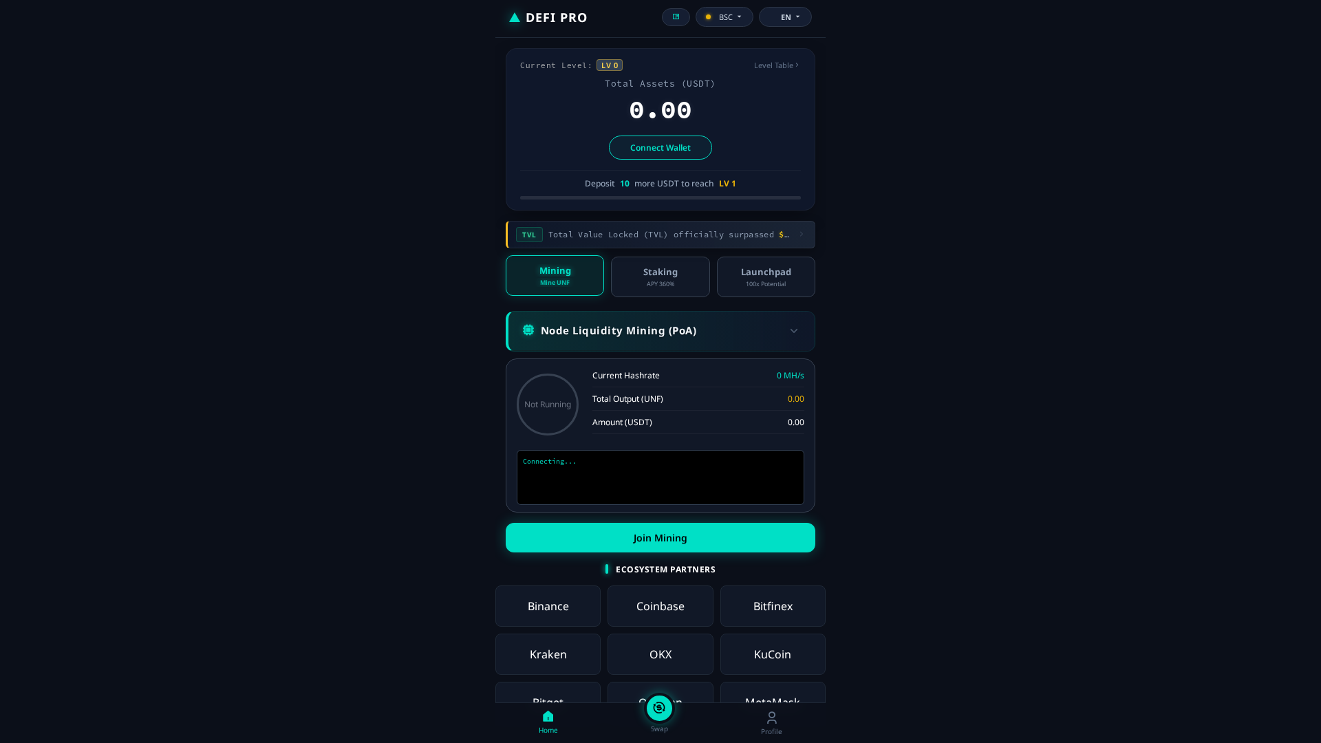 Screenshot of defi11.pro