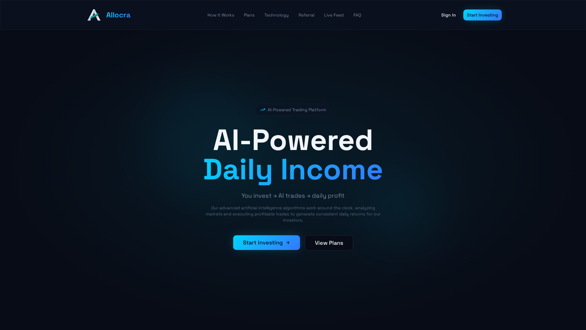 Screenshot of allocra.net