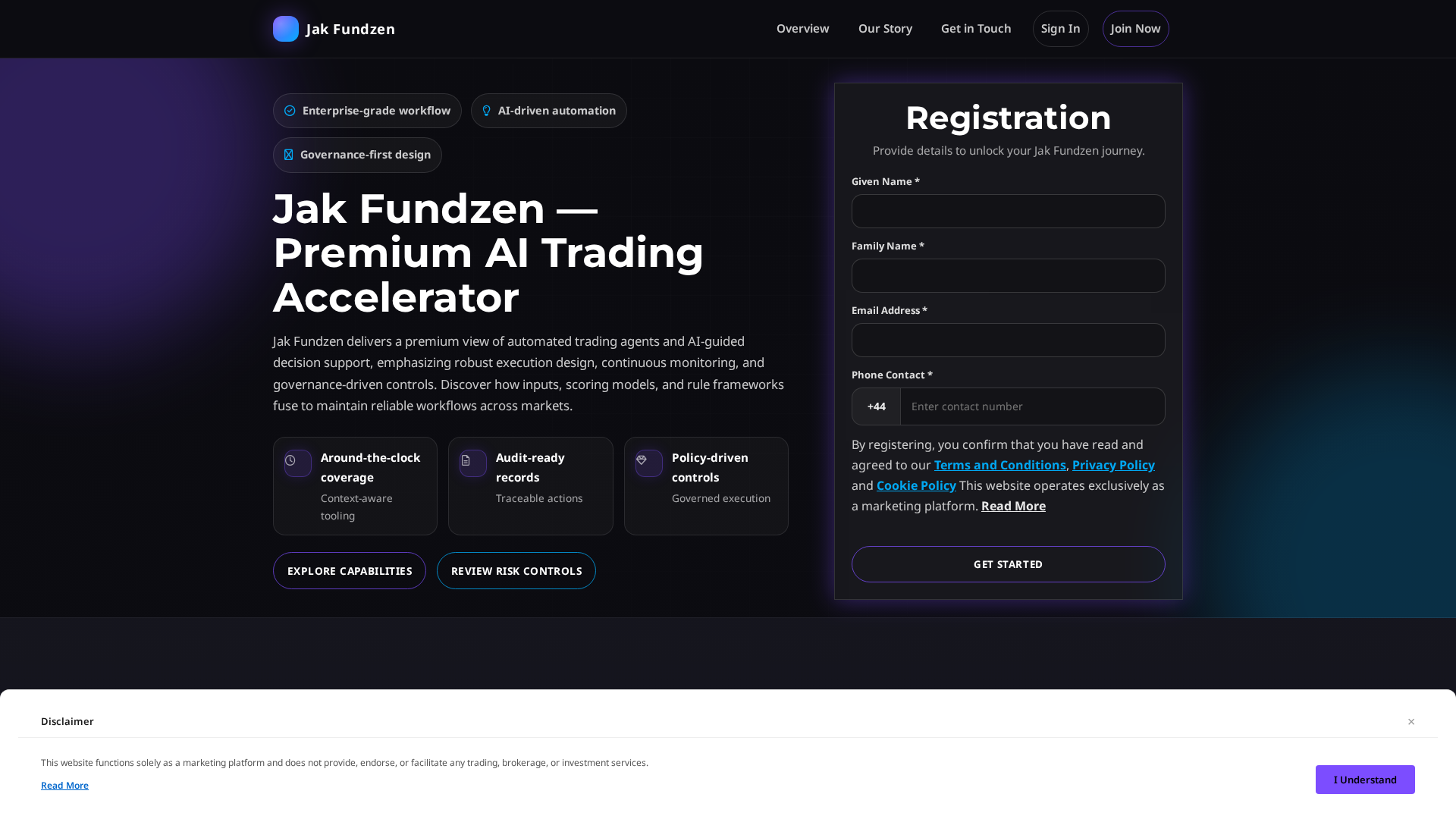 Screenshot of jakfundzen.club