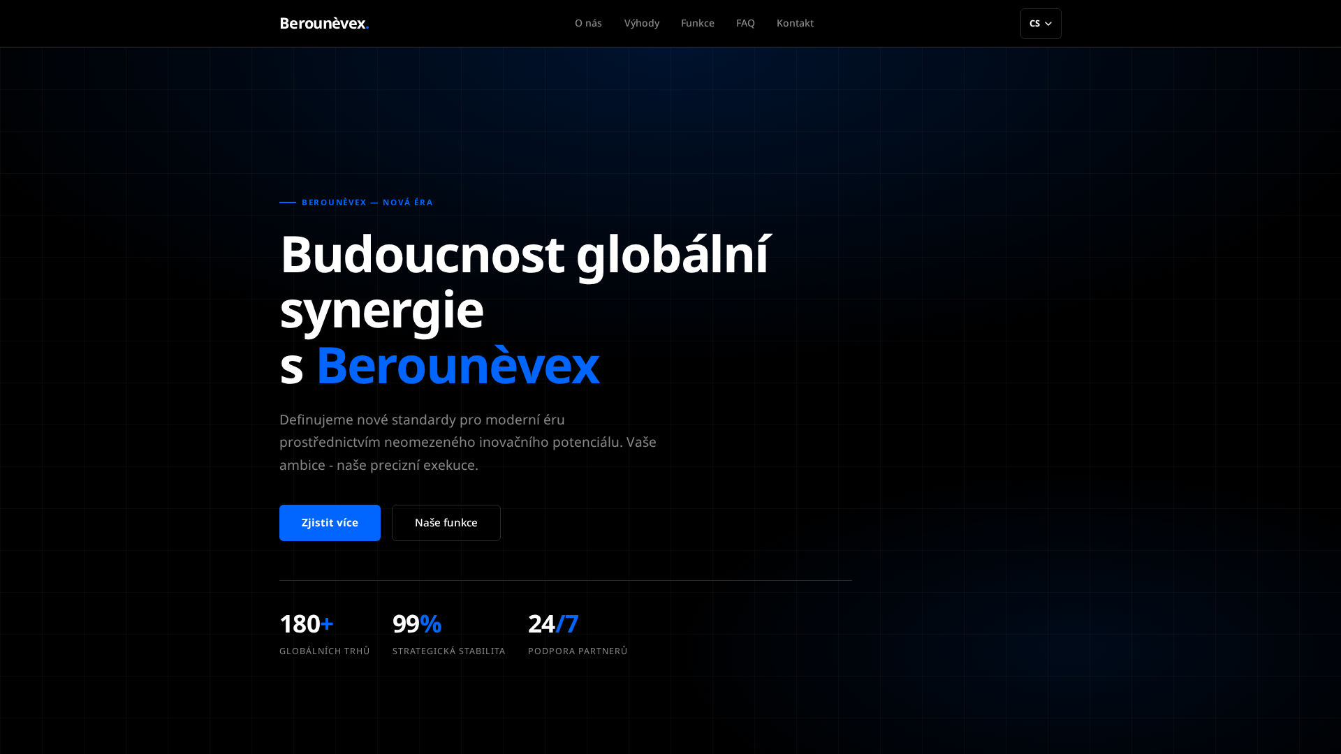 Screenshot of berounevex.net