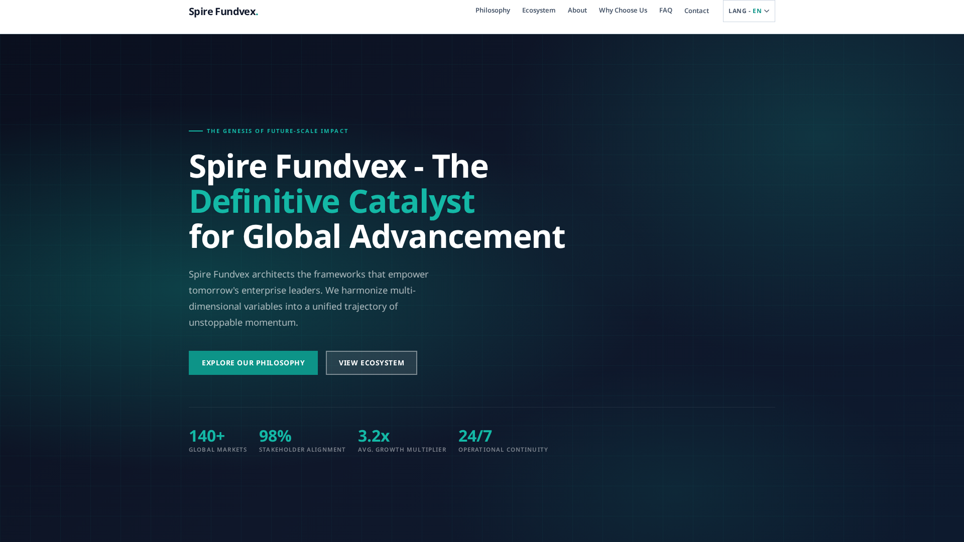 Screenshot of spirefundvex.com