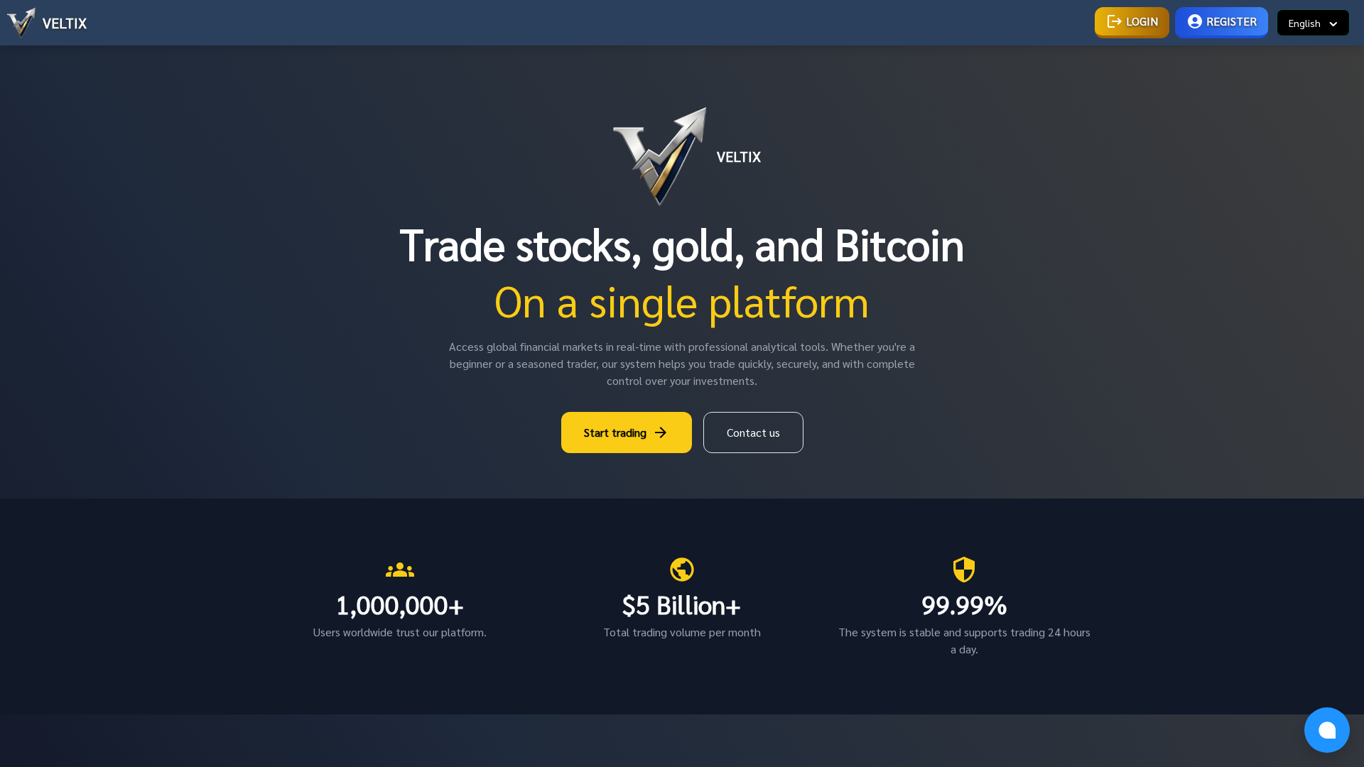 Screenshot of veltix-market.com