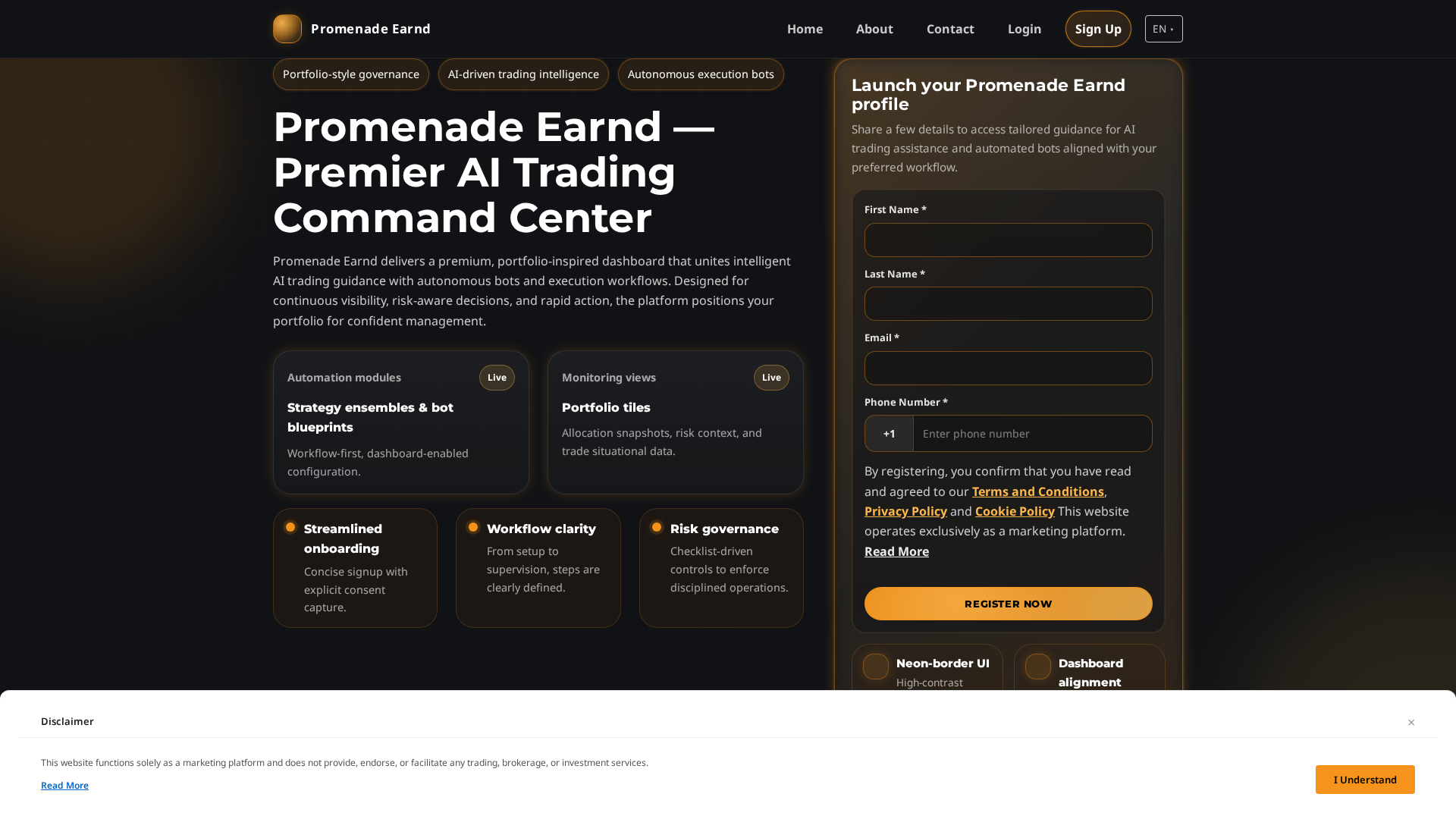 Screenshot of promenadeearnd.digital