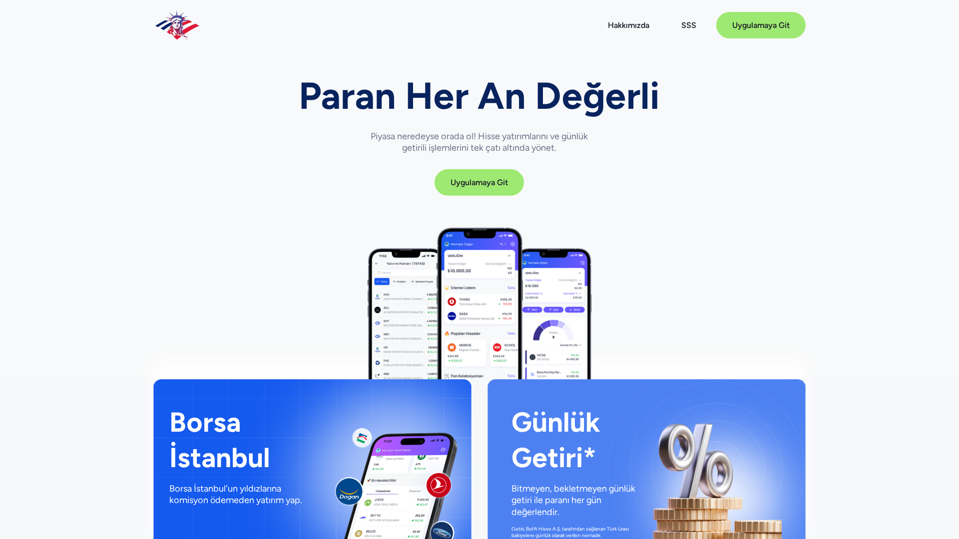 Screenshot of giris-bofayatirim.pro