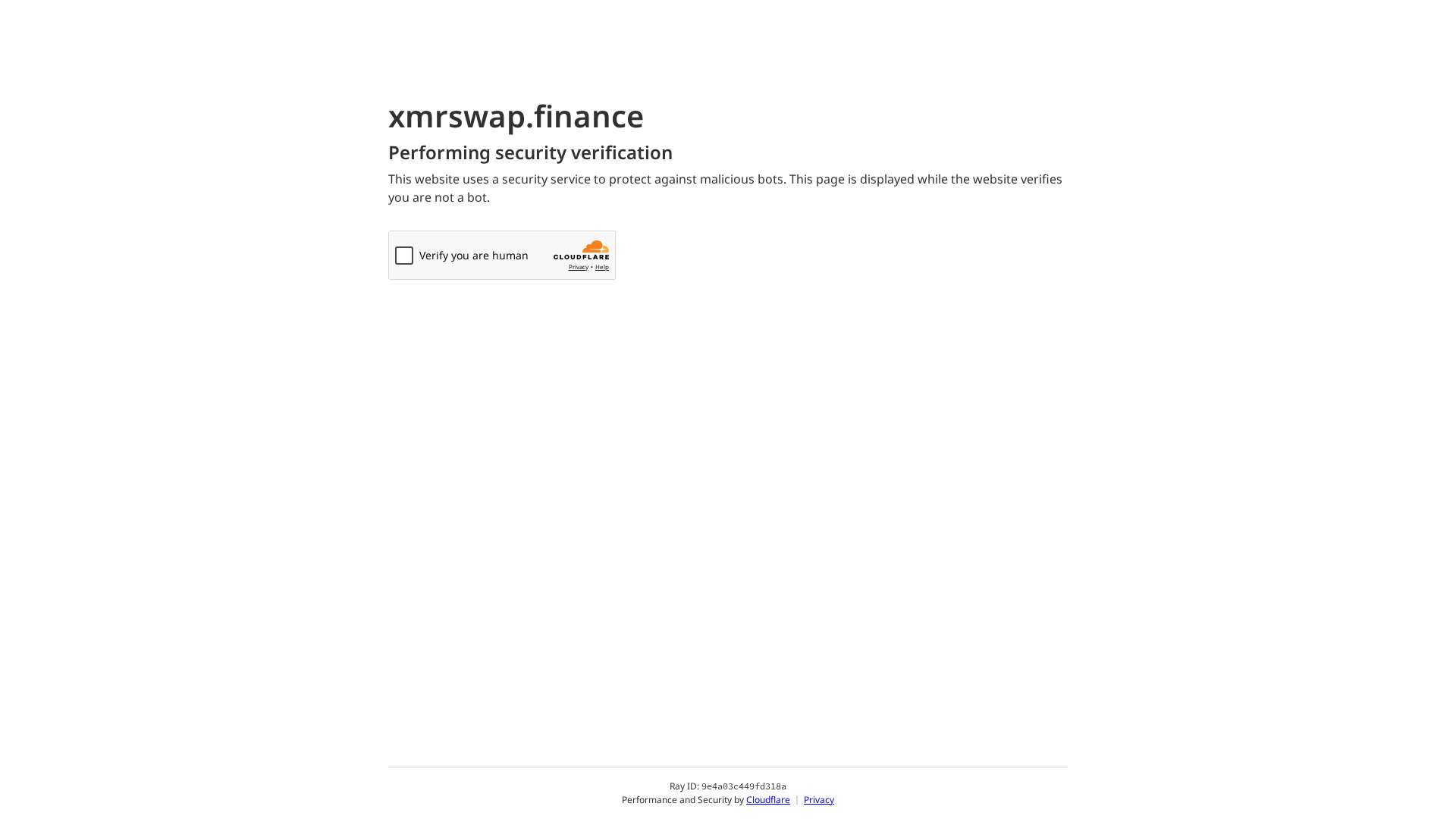 Screenshot of xmrswap.finance