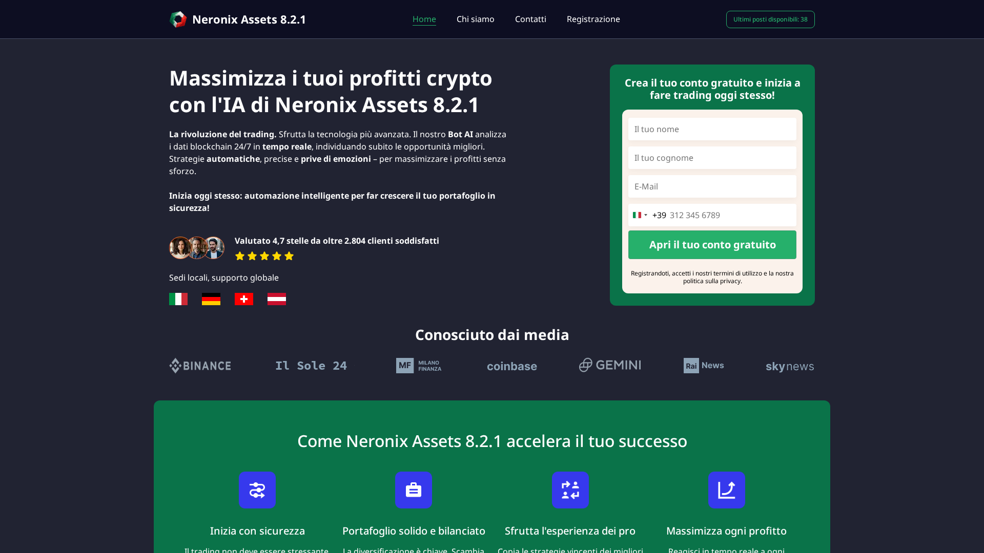 Screenshot of neronix-assets821.com