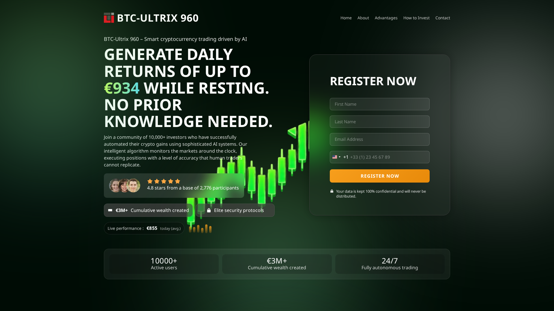 Screenshot of btc-ultrix960-official.com