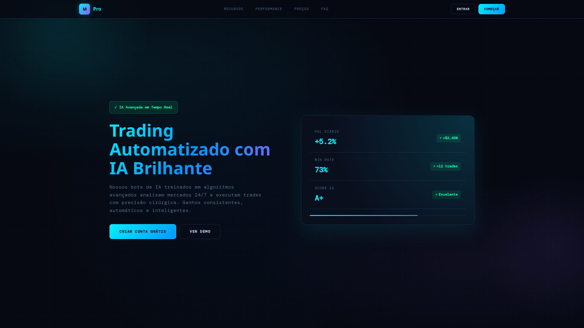 Screenshot of mexbot.pro