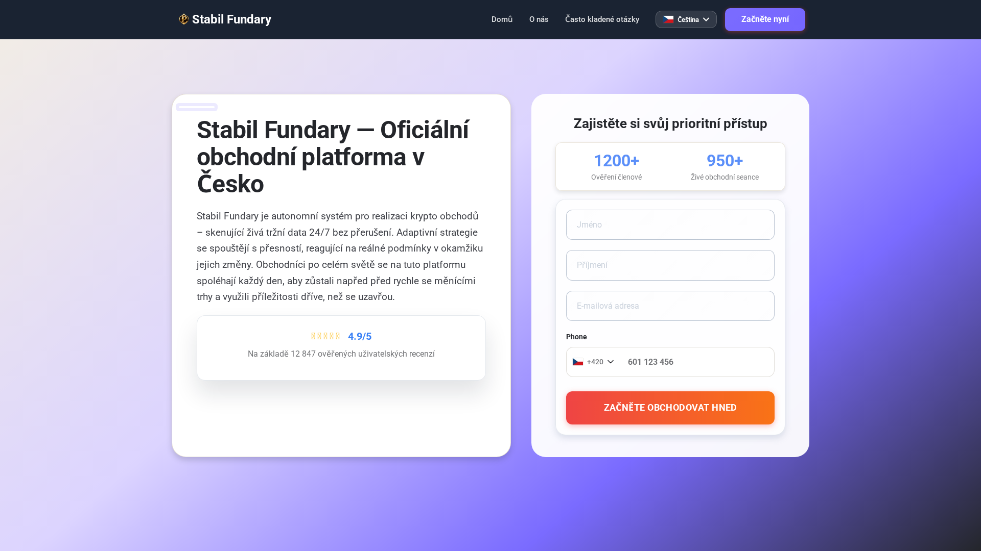 Screenshot of stabil-fundary-ai.com