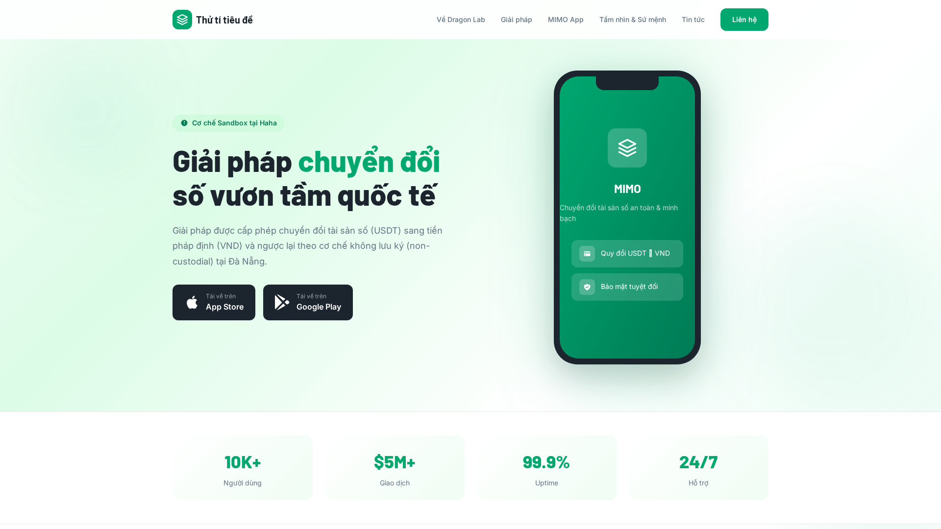 Screenshot of tcex.app