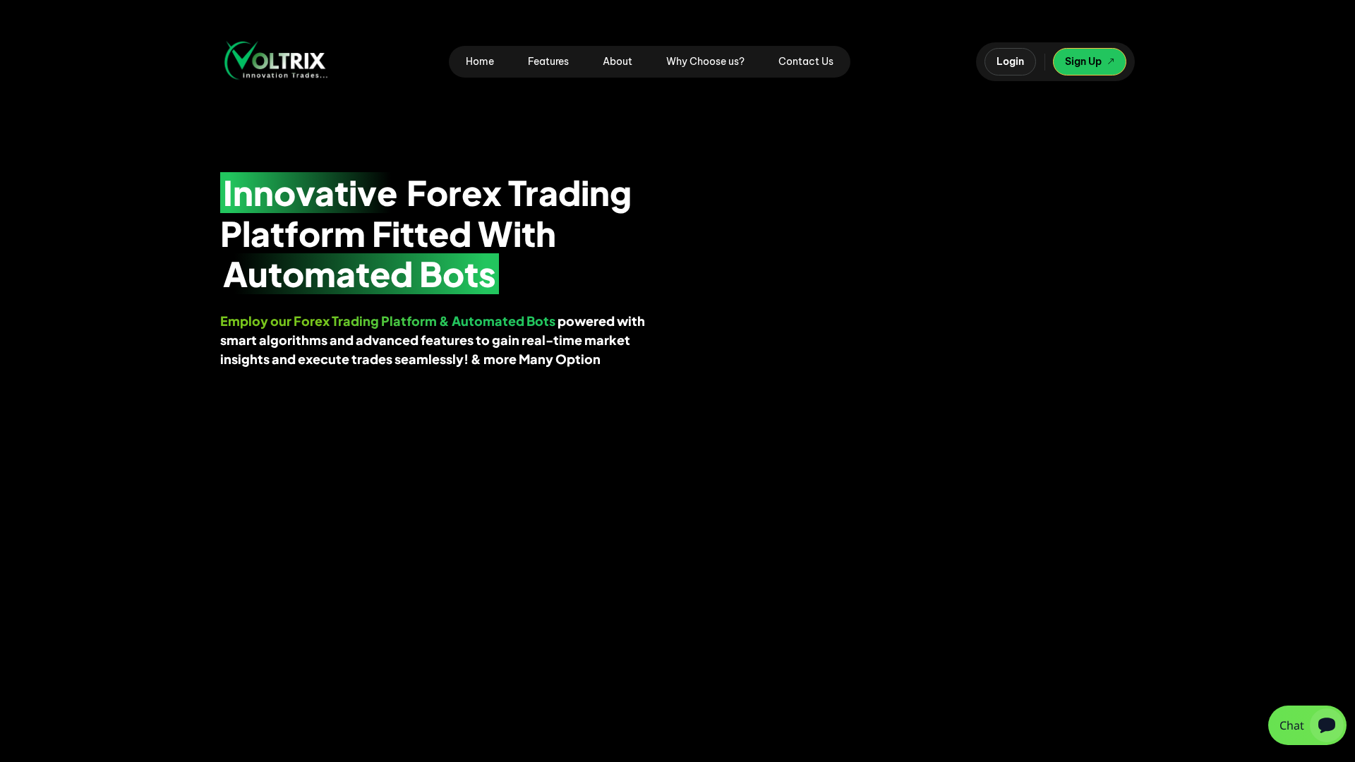 Screenshot of voltrixinnovationtd.com