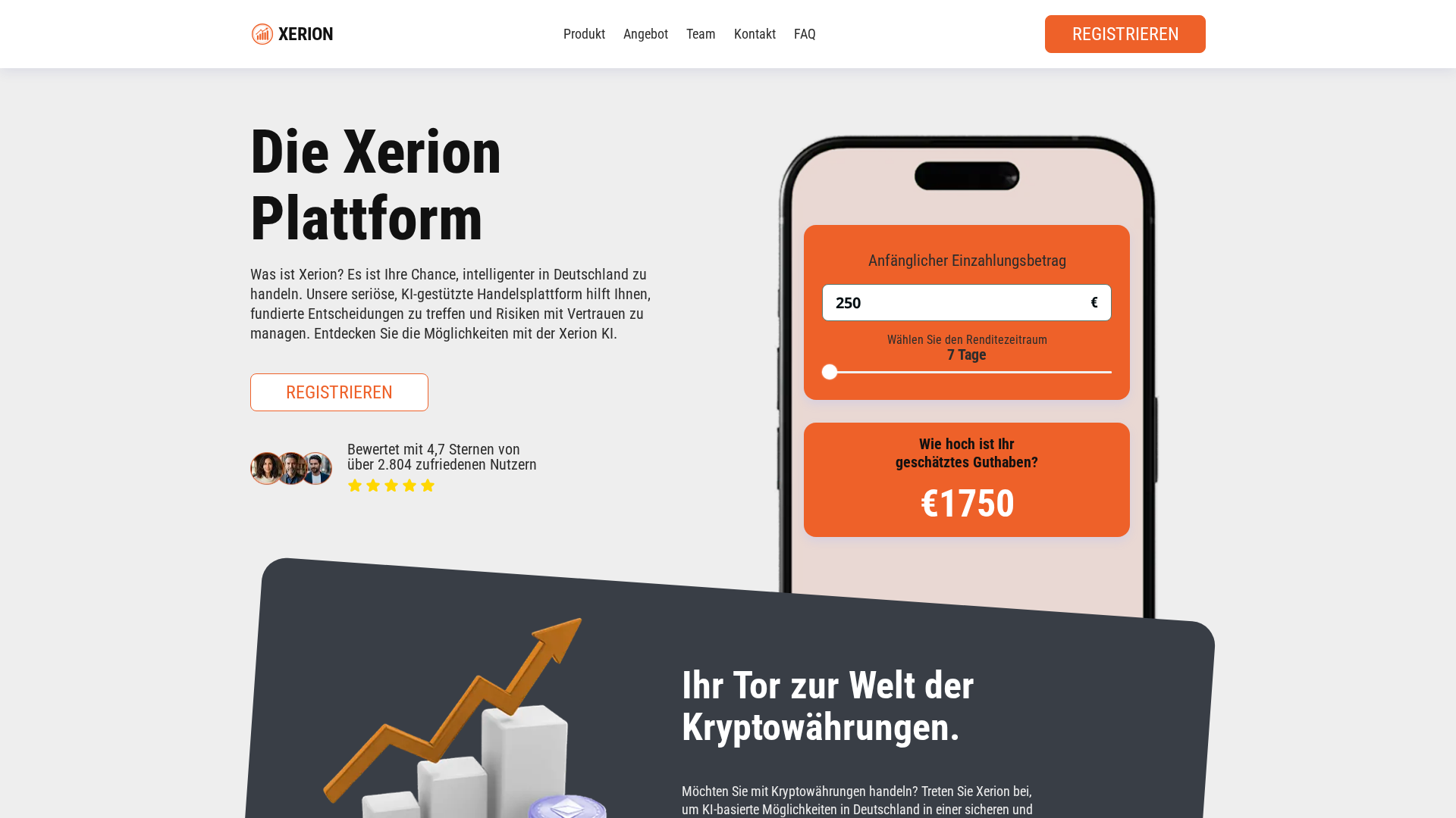 Screenshot of xerion-ki.de