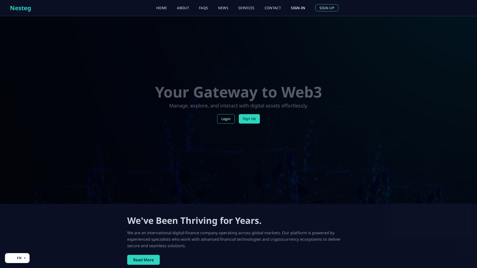 Screenshot of nesteglimited.com