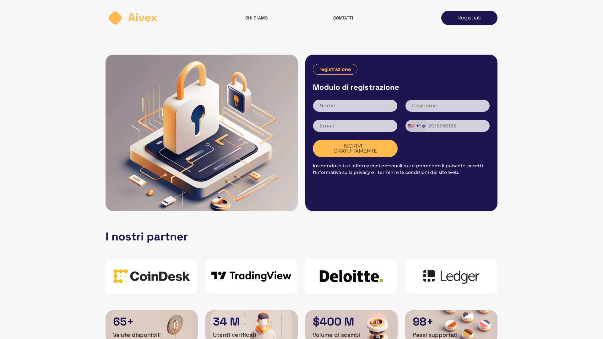 Screenshot of aivex-crypto.org