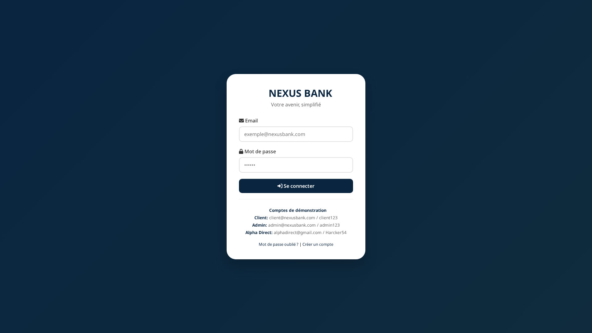 Screenshot of alphabk.space