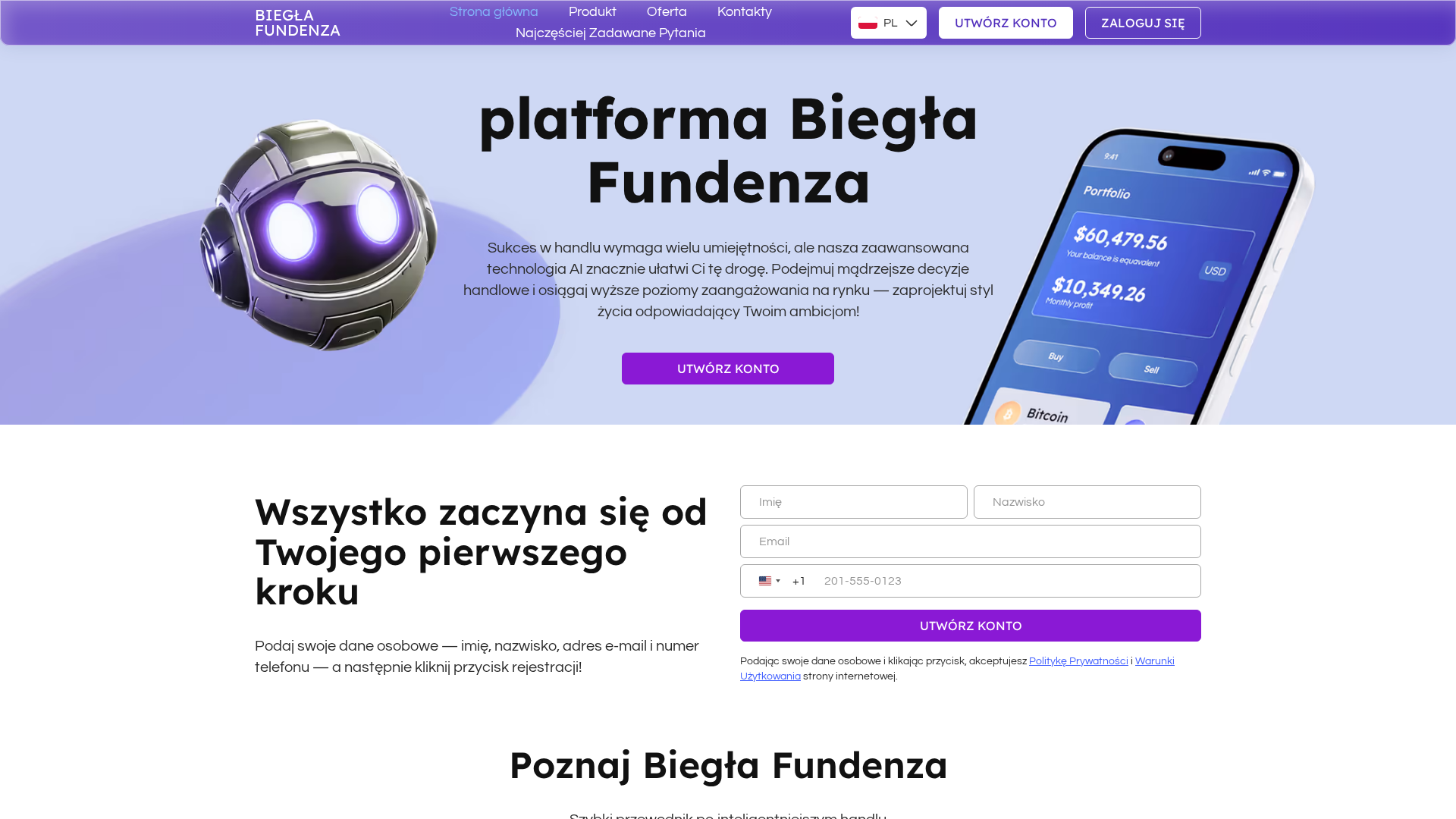 Screenshot of biegla-fundenza.com