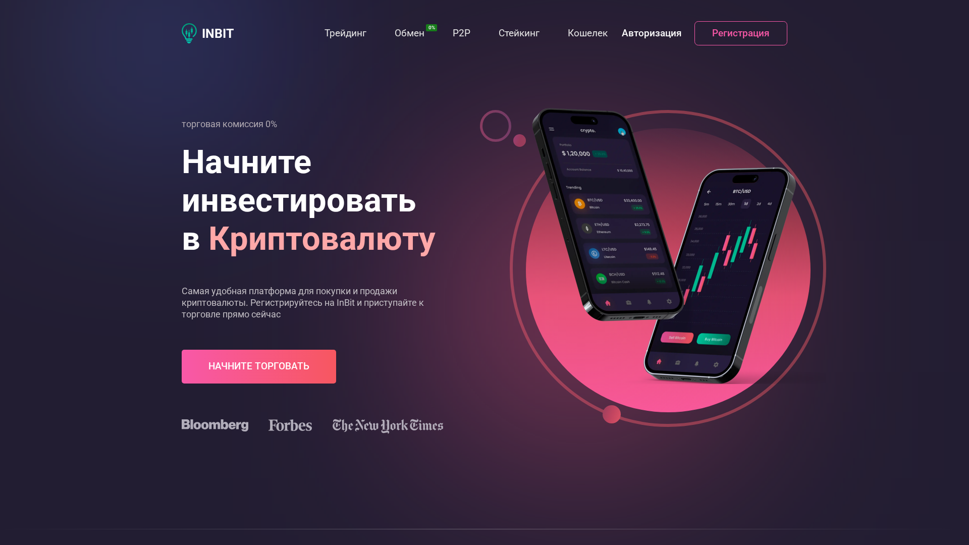 Screenshot of inbit.cc