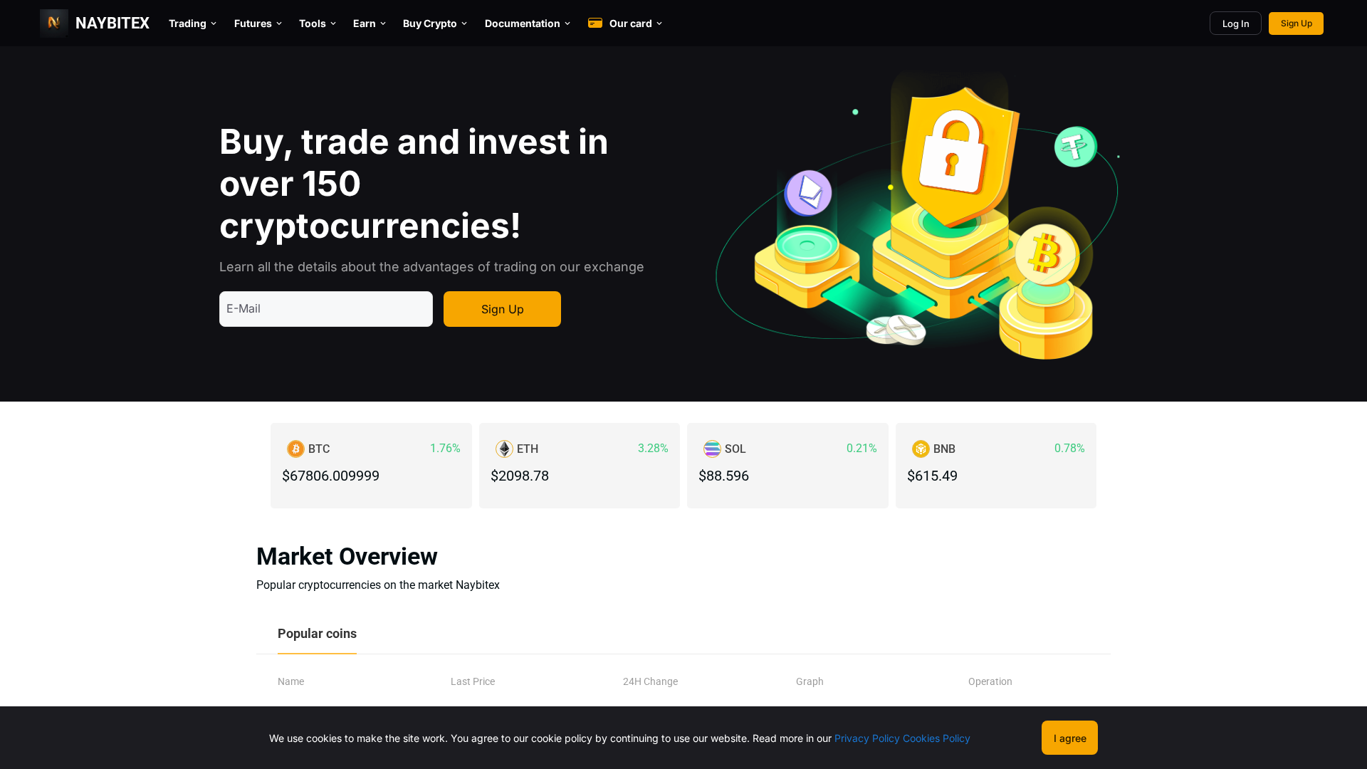 Screenshot of naybitex.com
