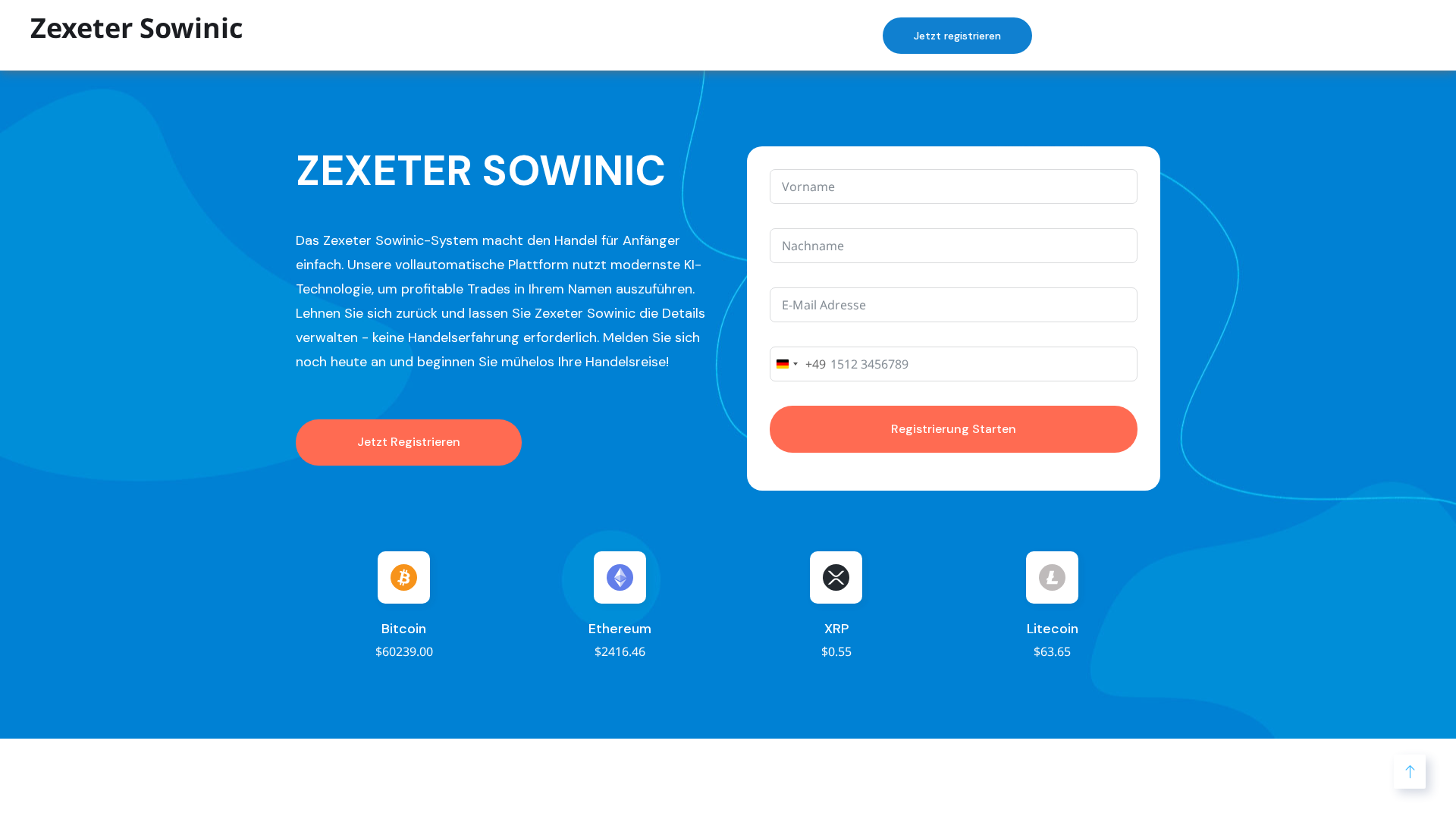 Screenshot of zexeter-sowinic.de