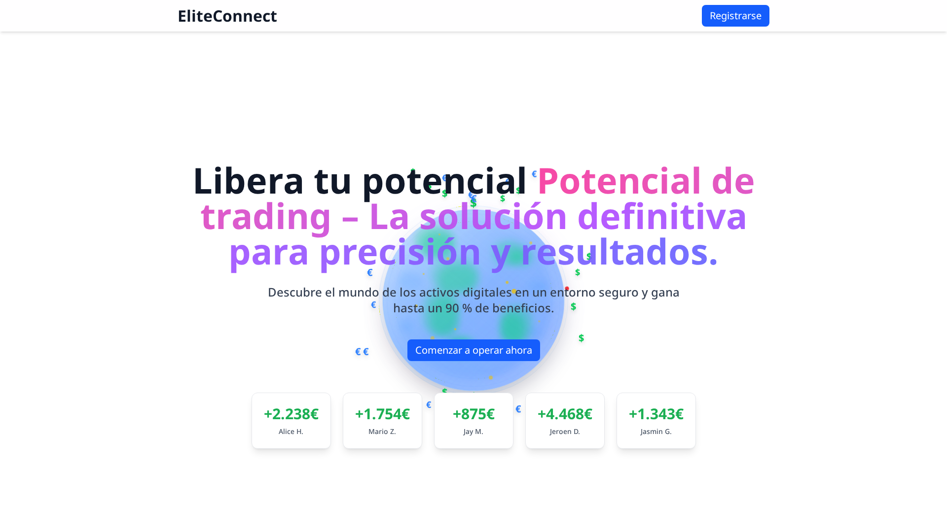 Screenshot of eliteconnect-official.com