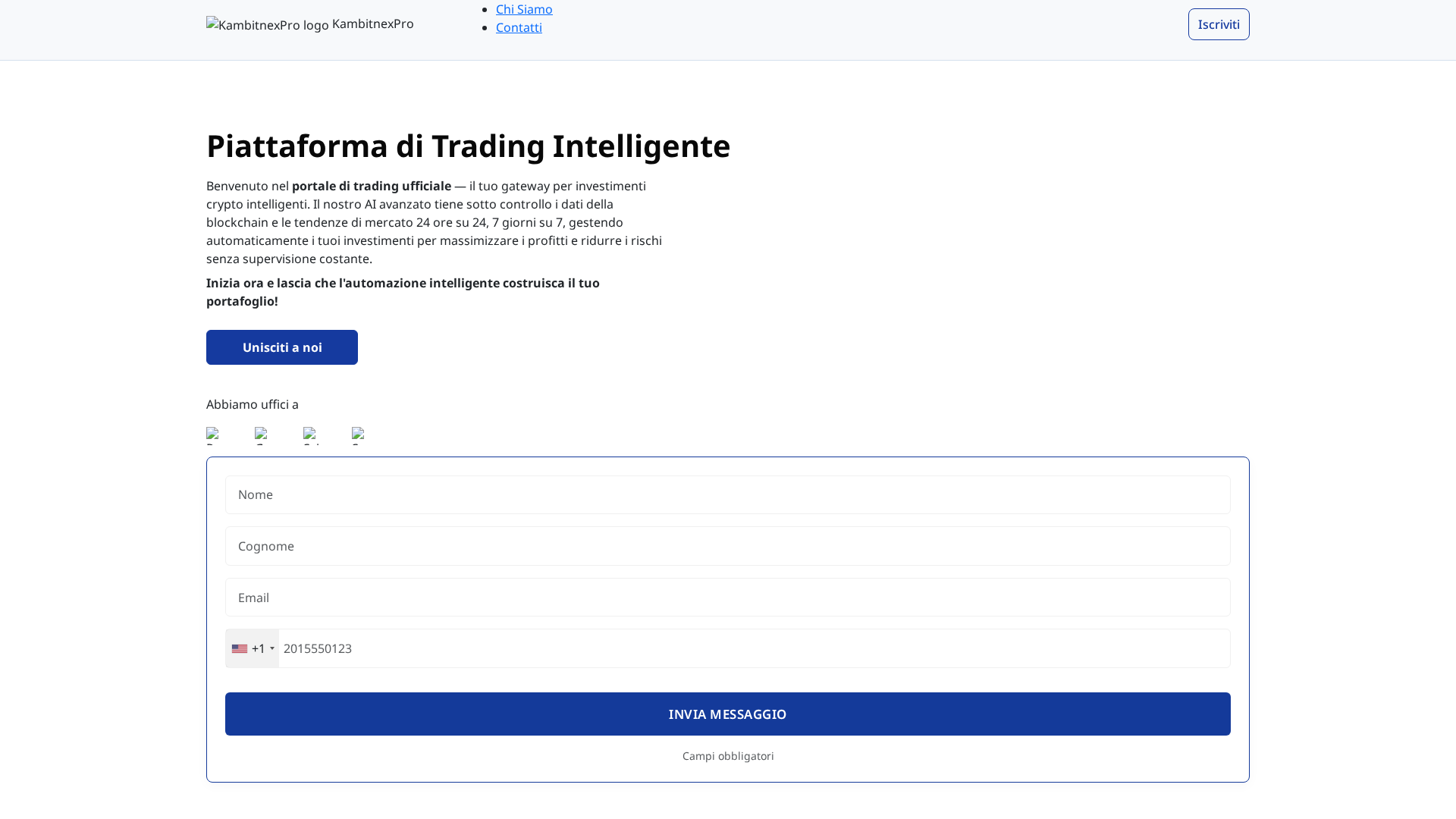 Screenshot of kambitnexpro.org