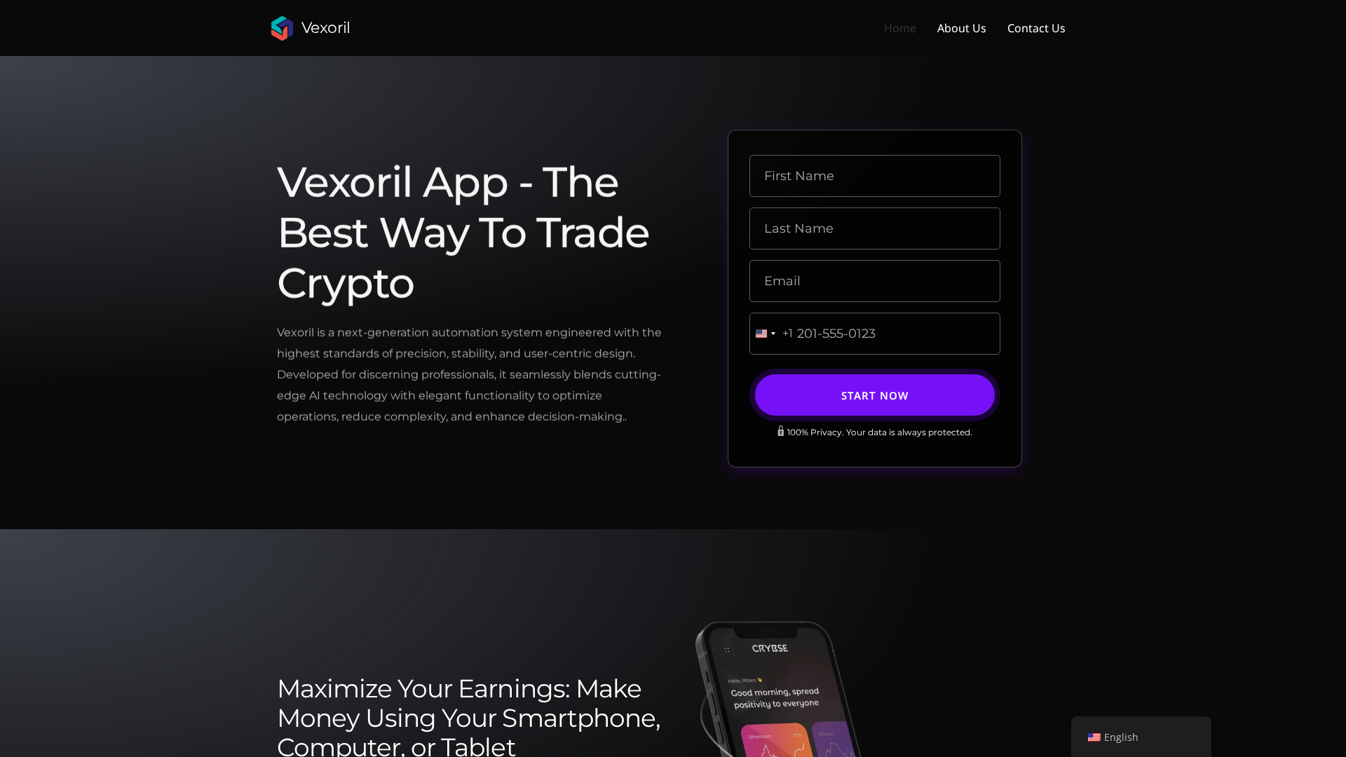 Screenshot of vexoril.org