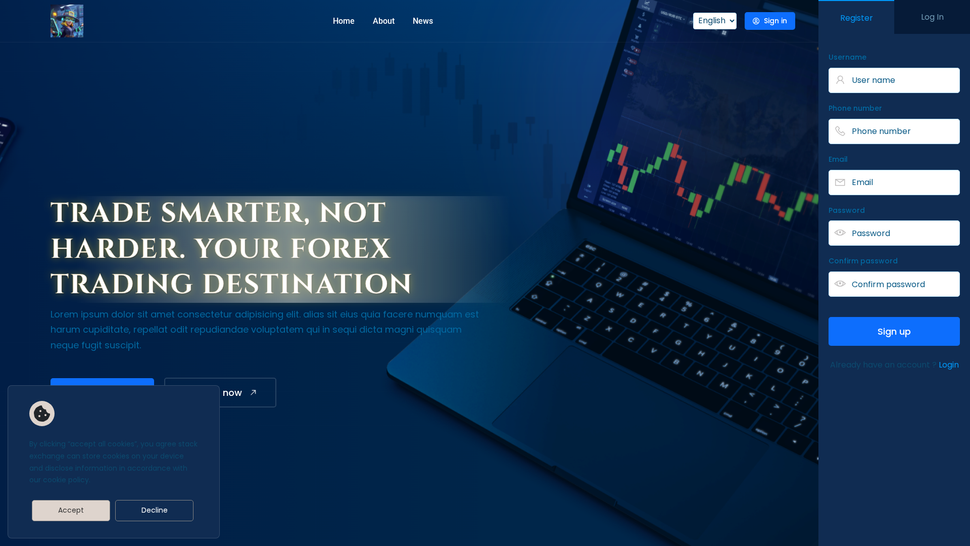 Screenshot of protrackcasino.com