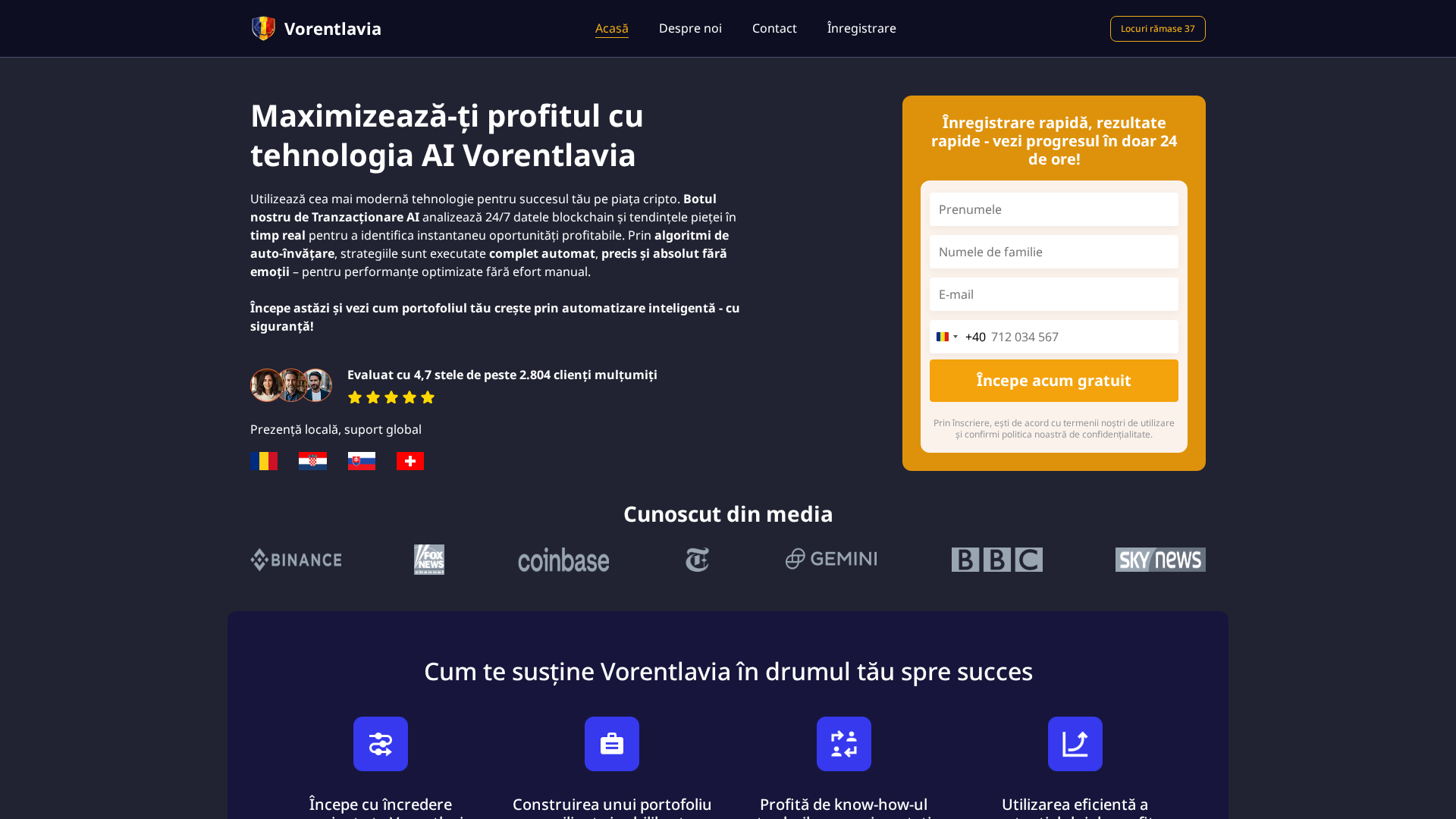 Screenshot of vorentlavia-ai.com
