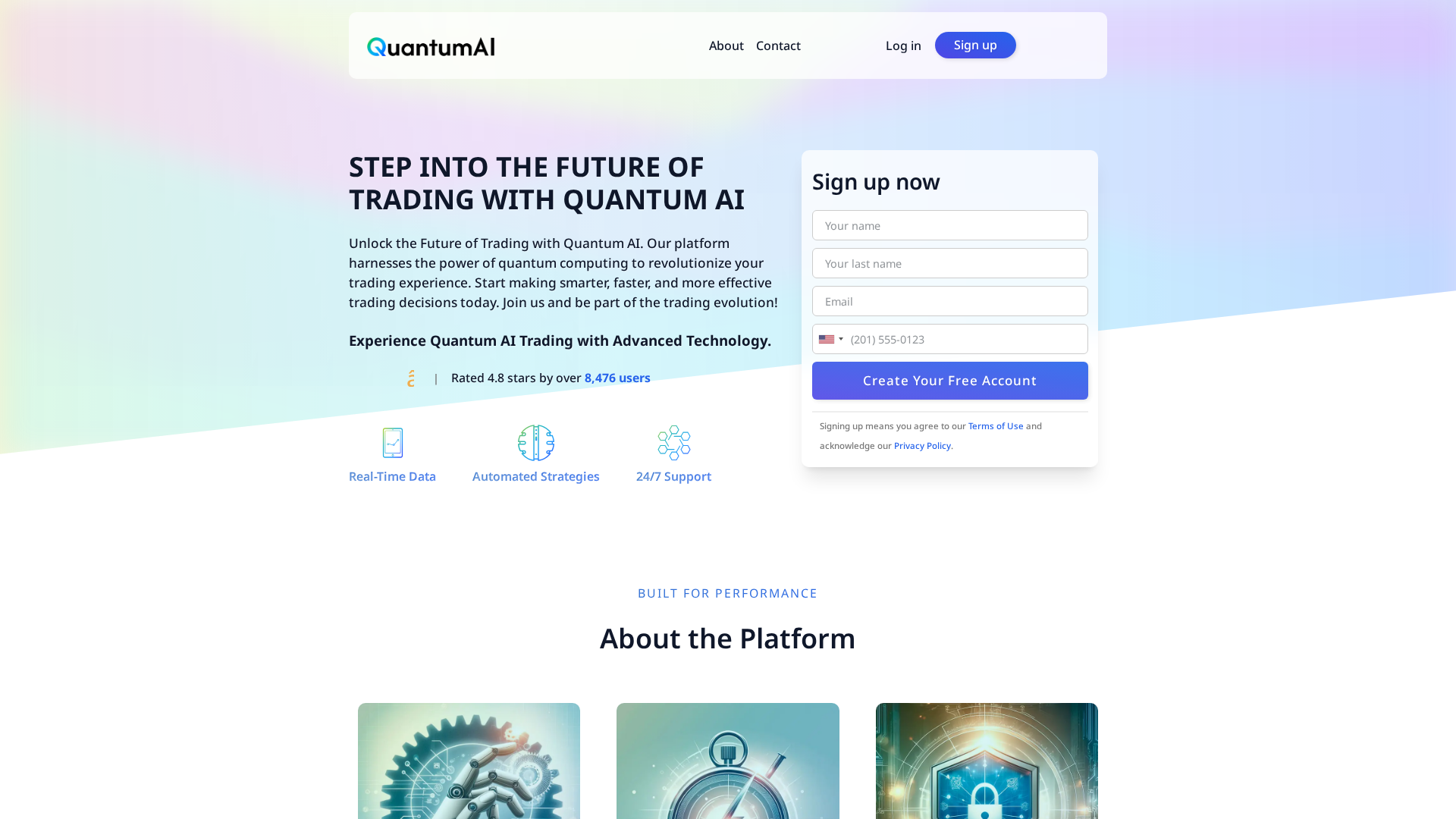 Screenshot of quantum-ai-canada.online