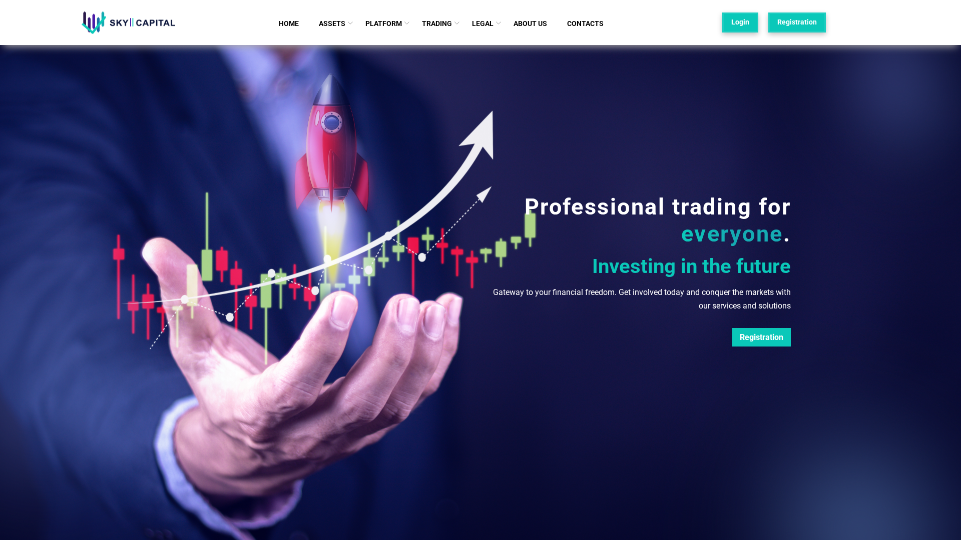 Screenshot of skygroup-ag.com