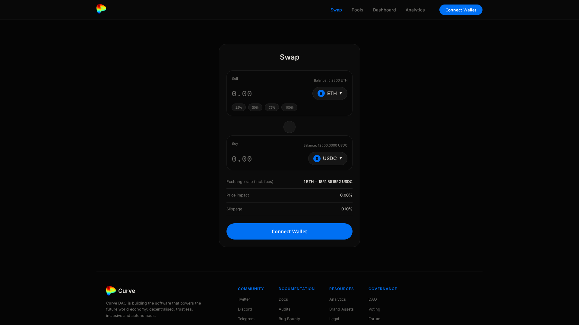 Screenshot of swap-aggregator.icu