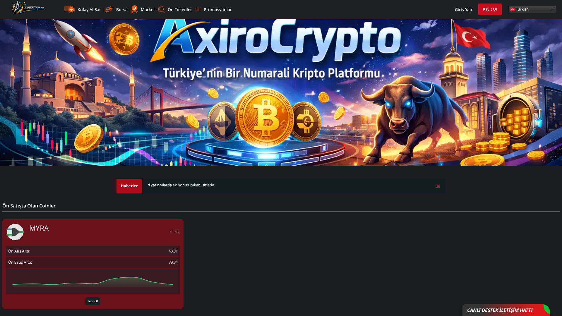 Screenshot of axirocrypto.com