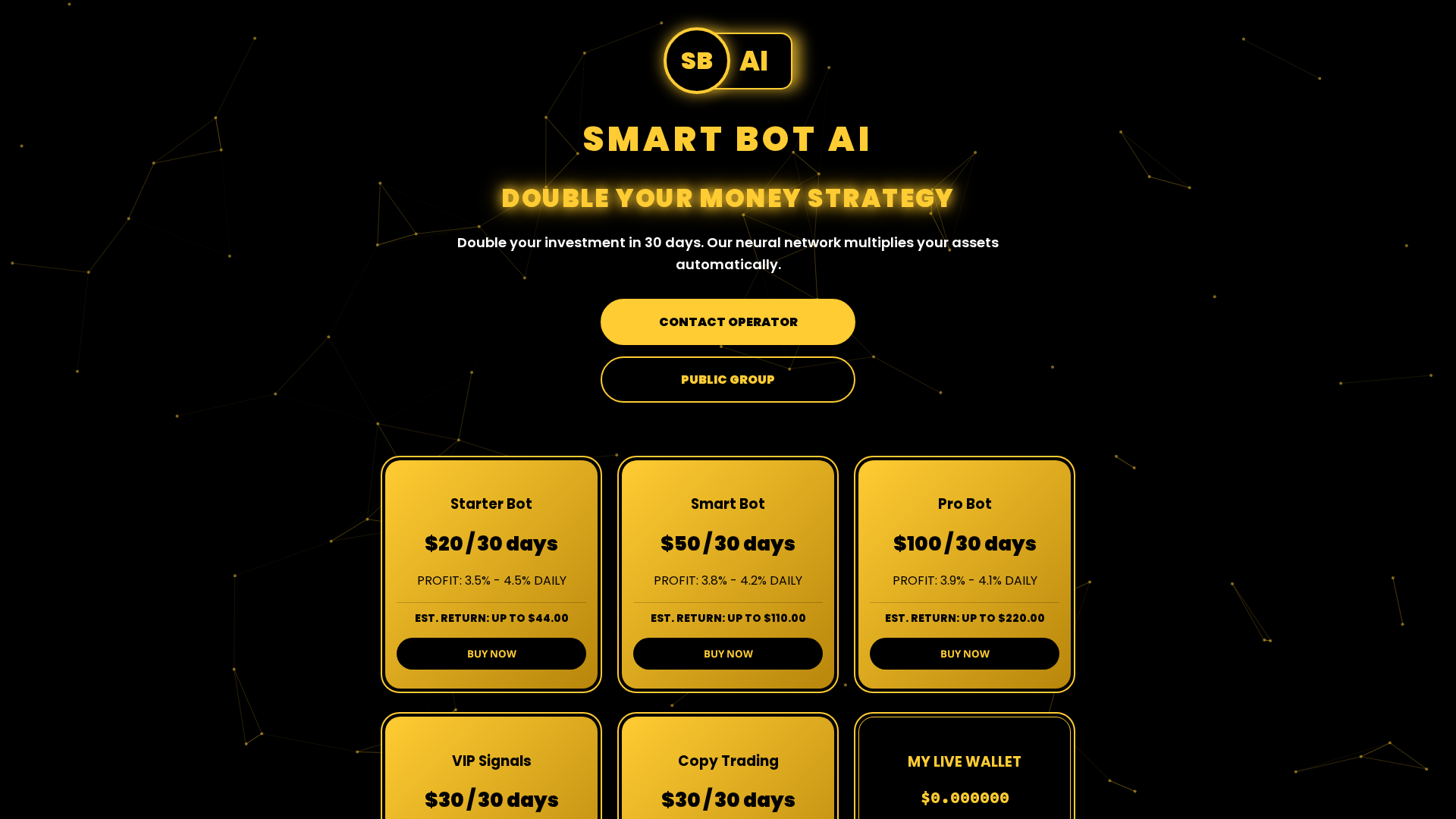Screenshot of smartbot-ai.site
