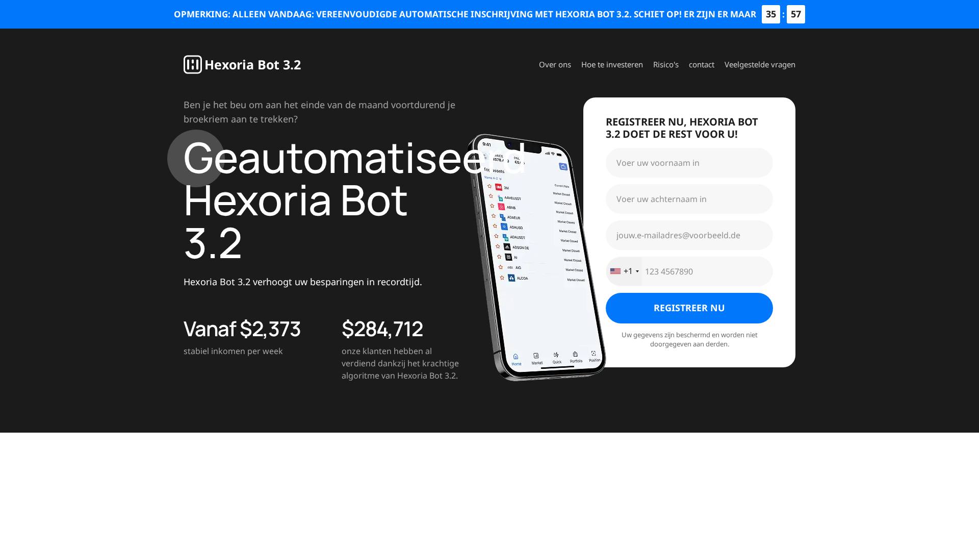 Screenshot of hexoriabot32.net