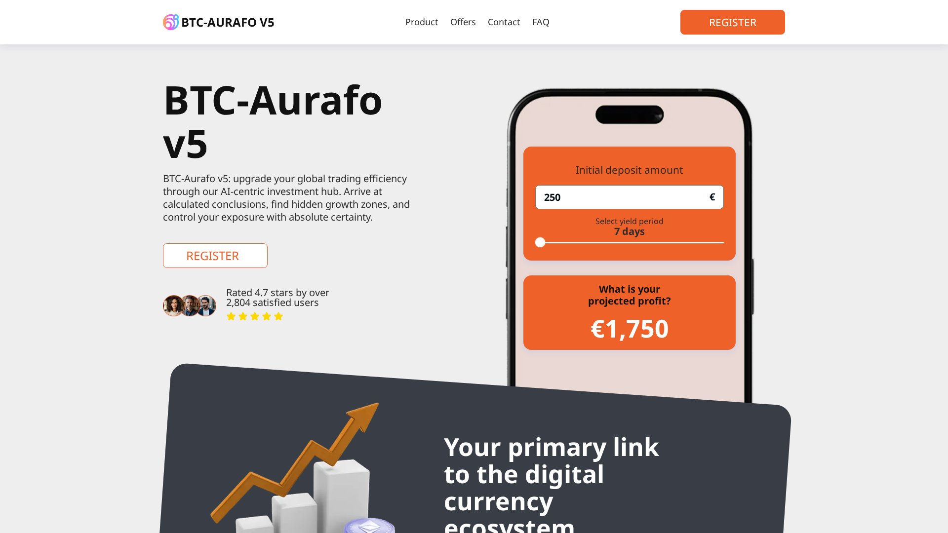 Screenshot of btc-aurafov5.com