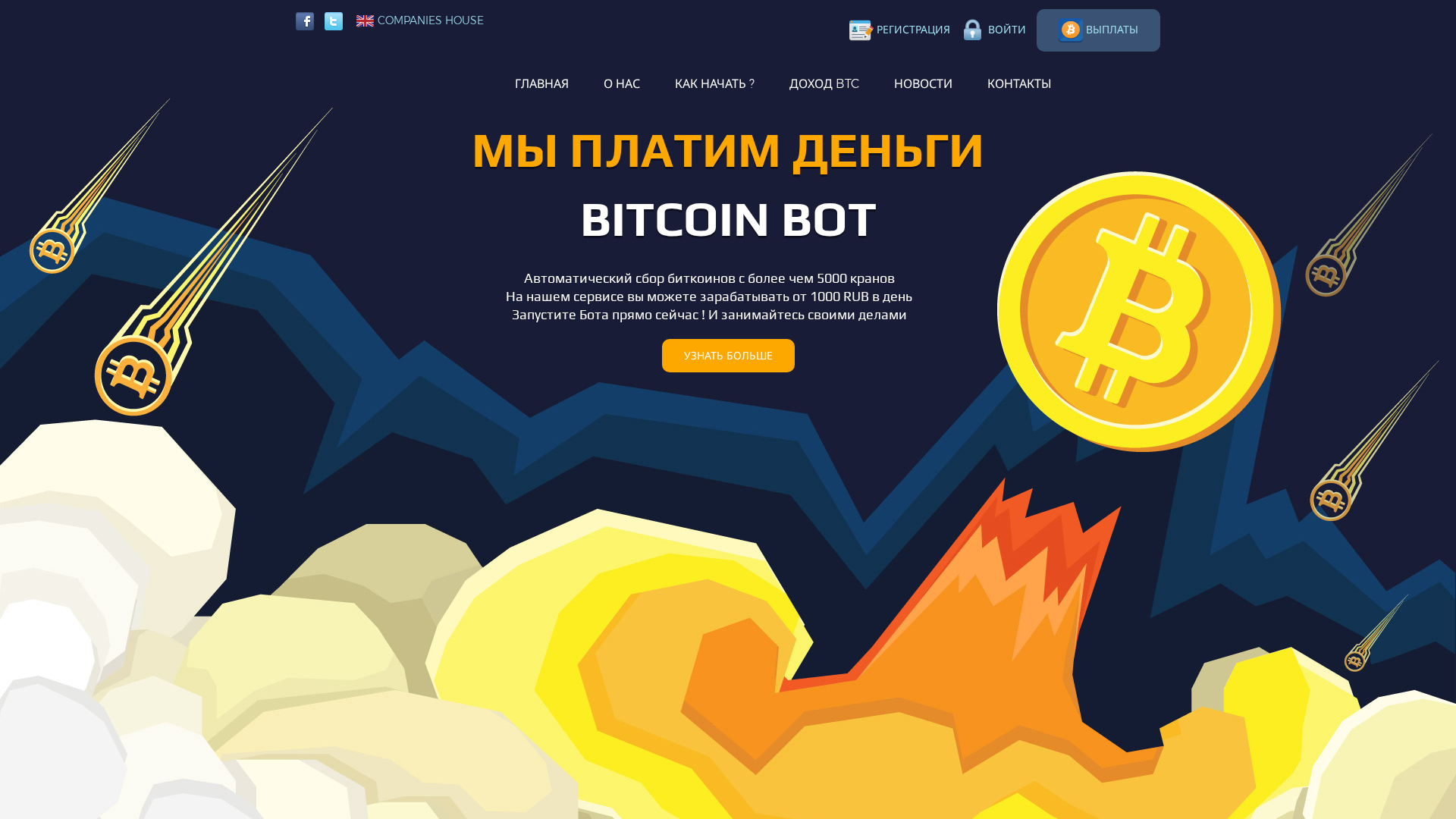 Screenshot of bitcoin-bot.online