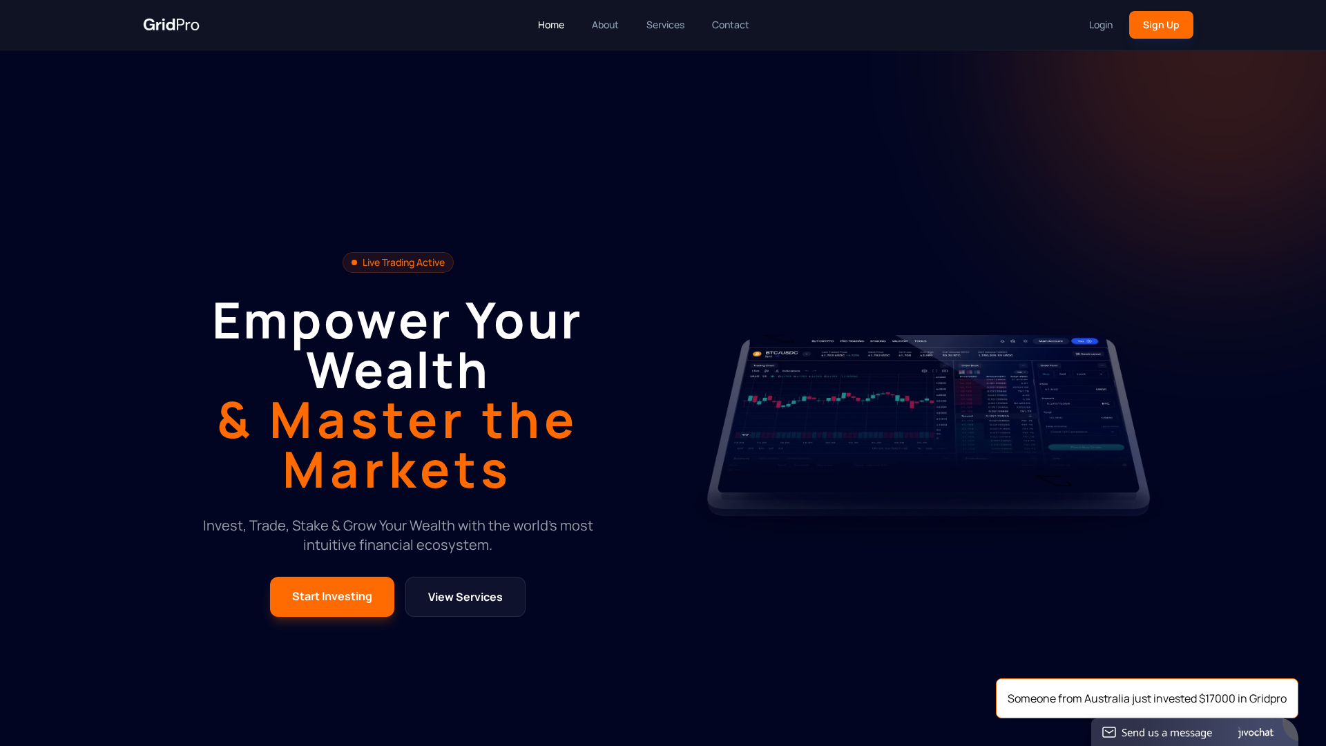 Screenshot of globaltrussfin.com