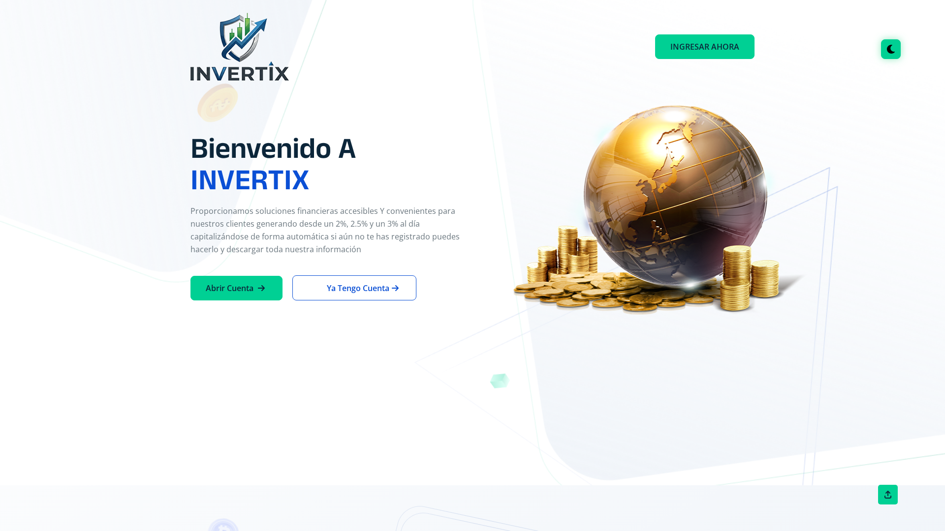 Screenshot of invertixfx.site