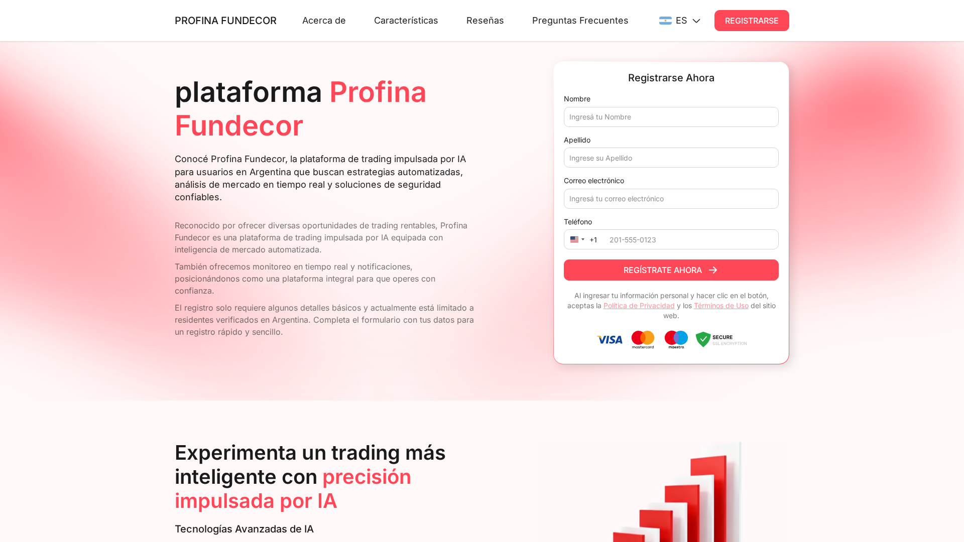 Screenshot of profina-fundecor.com