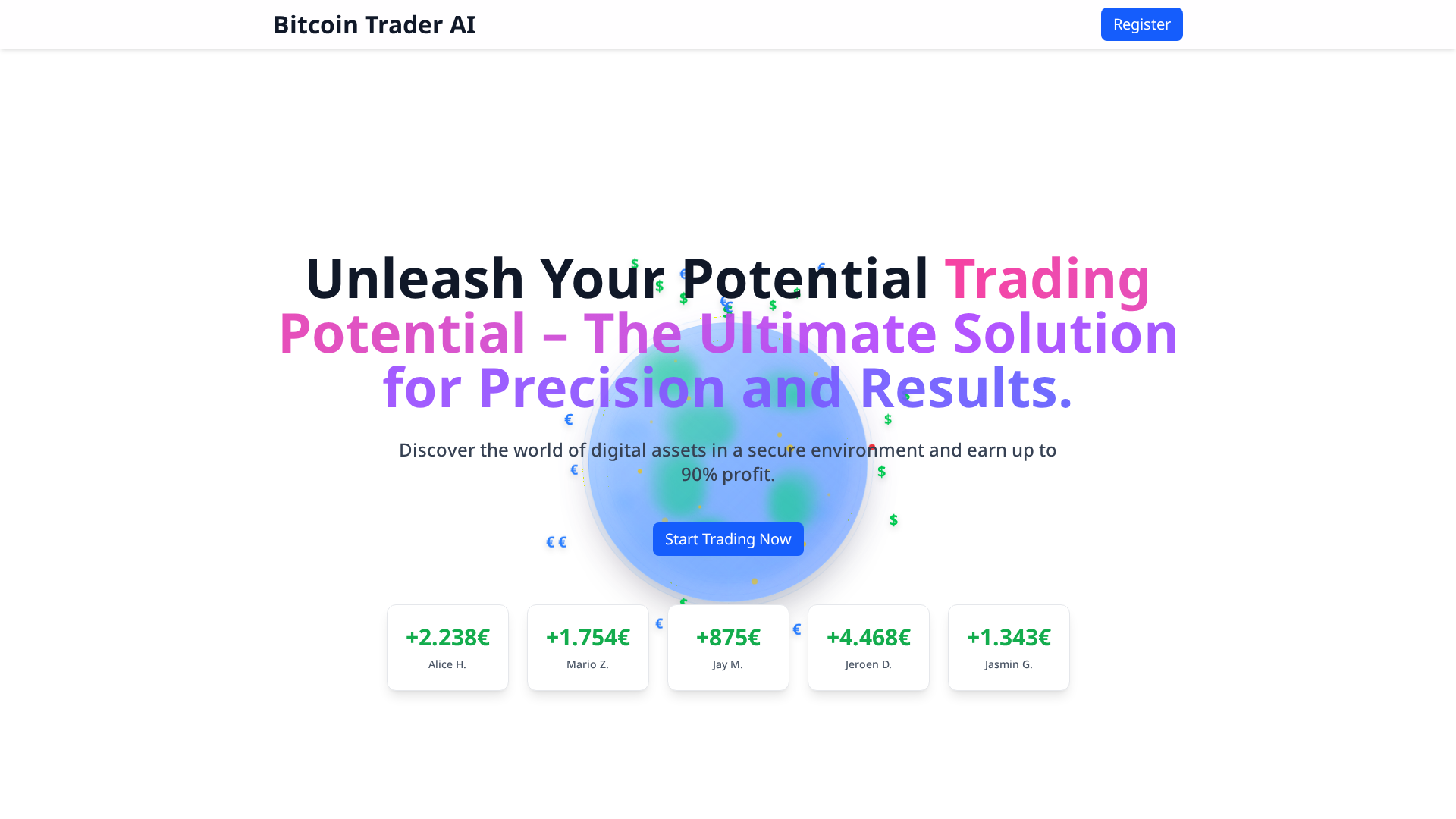 Screenshot of bitcoin-trader-ai-official.com