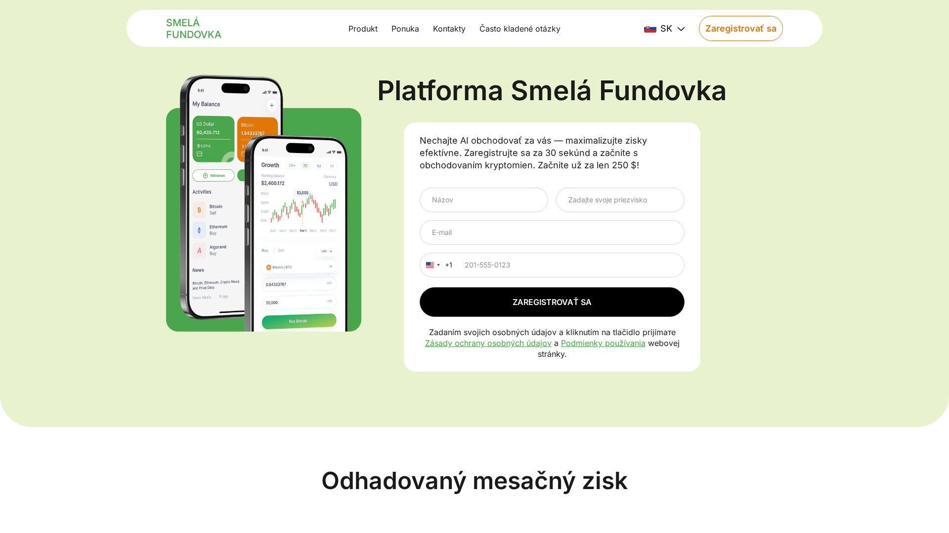 Screenshot of smela-fundovka.com