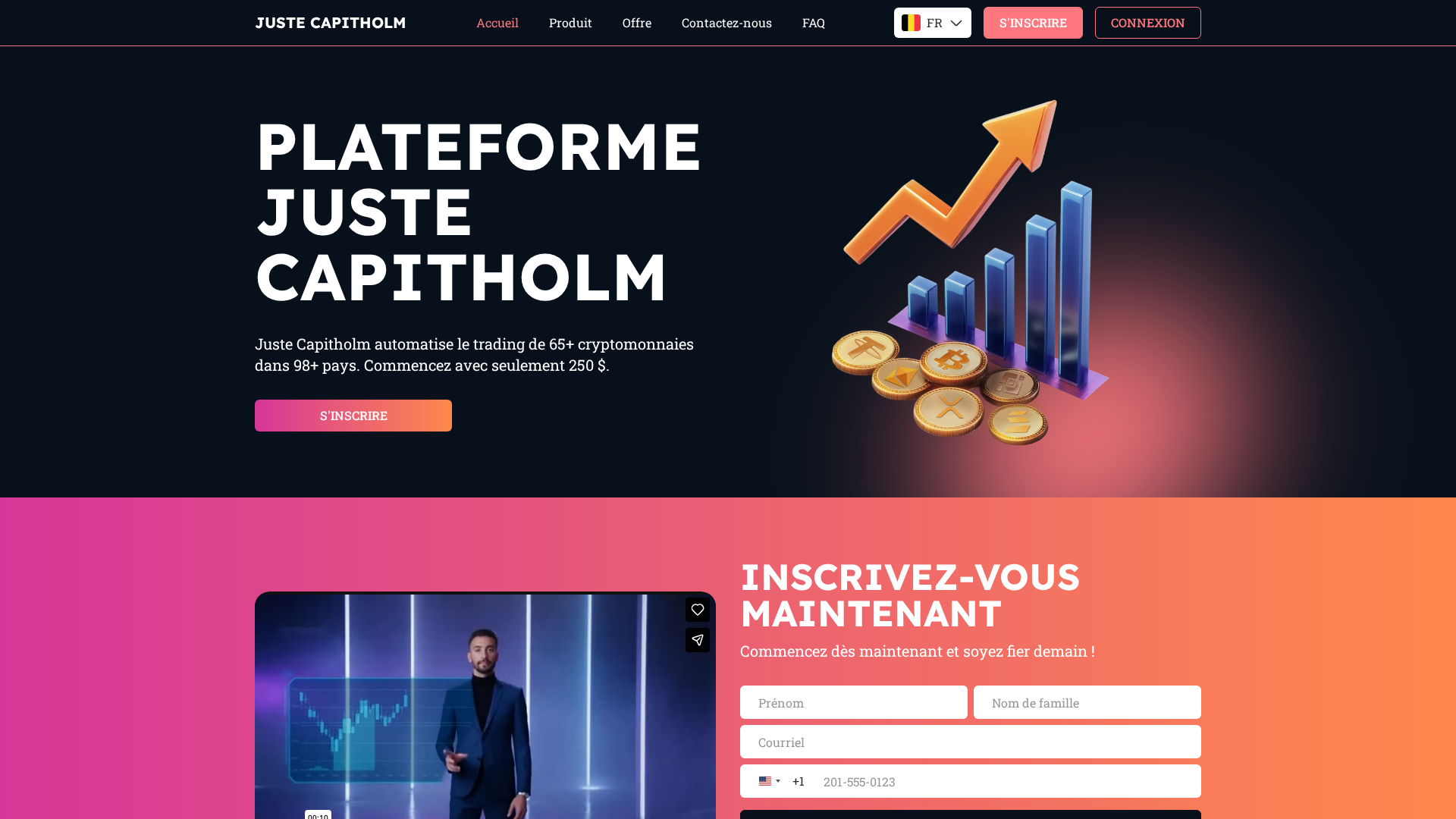 Screenshot of juste-capitholm.com