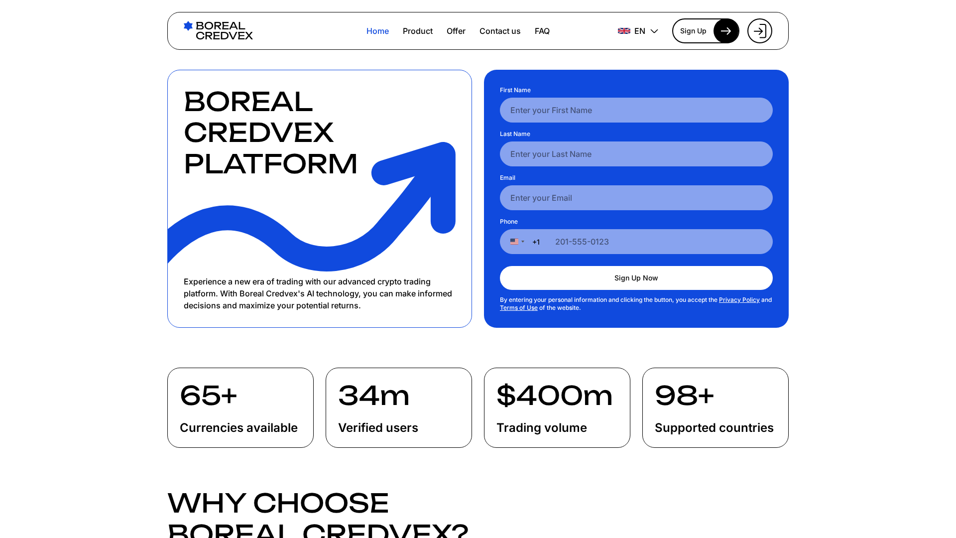 Screenshot of boreal-credvex.com