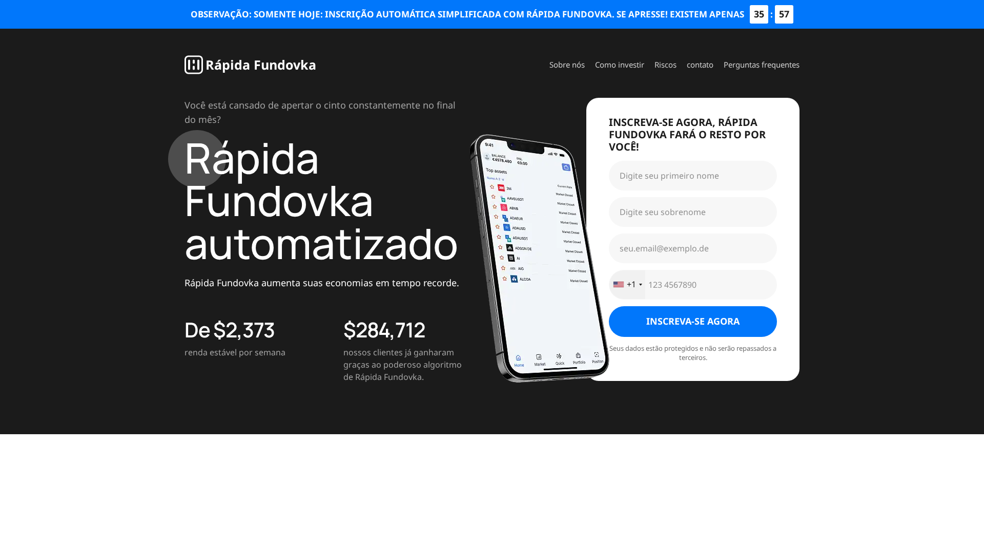 Screenshot of rapidafundovka.com