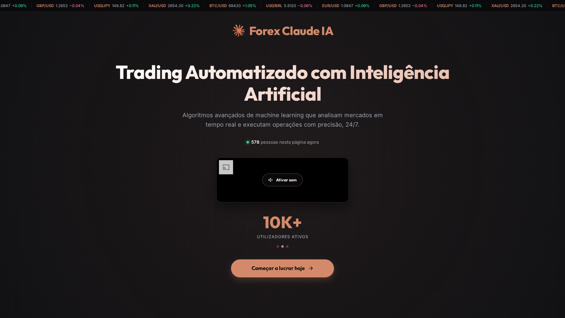 Screenshot of forexclaude.xyz