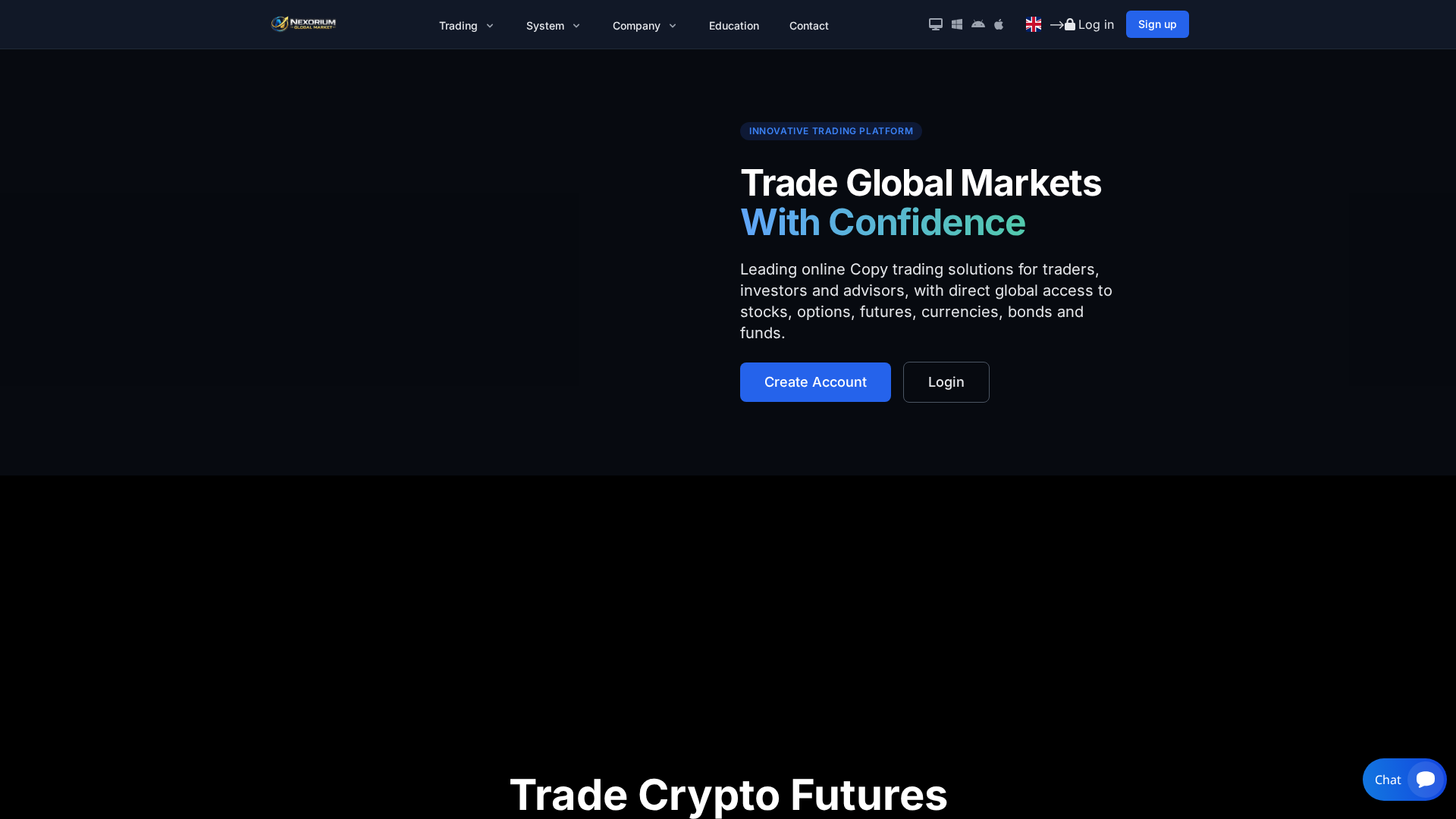 Screenshot of nexoriumglobalmarket.com