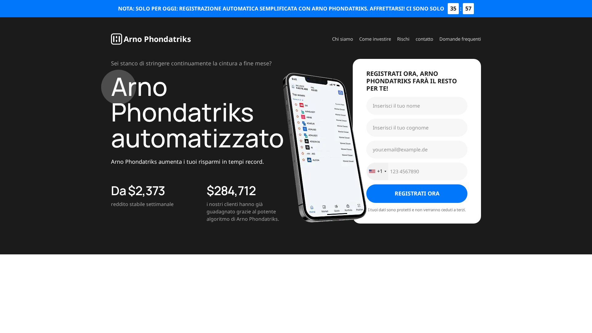 Screenshot of arnophondatrikstrade.com