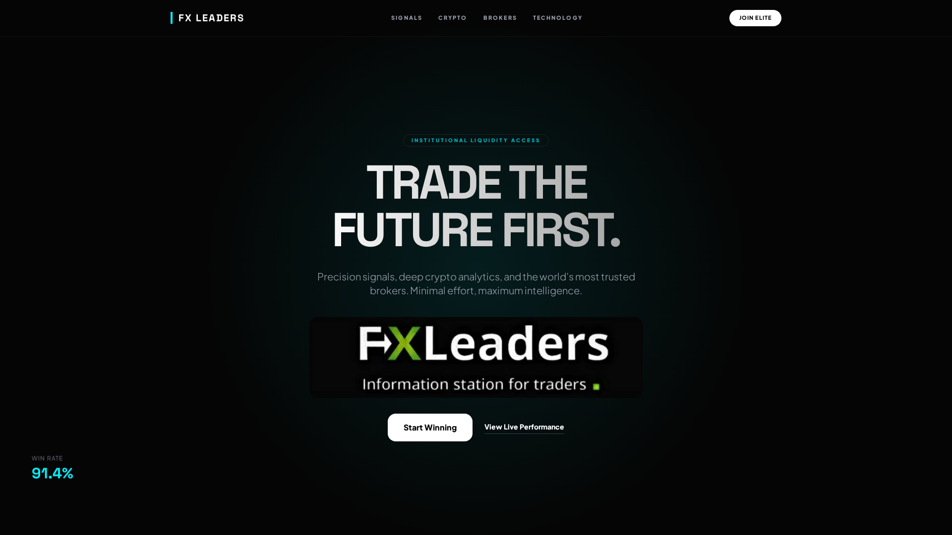 Screenshot of fxleaders.site