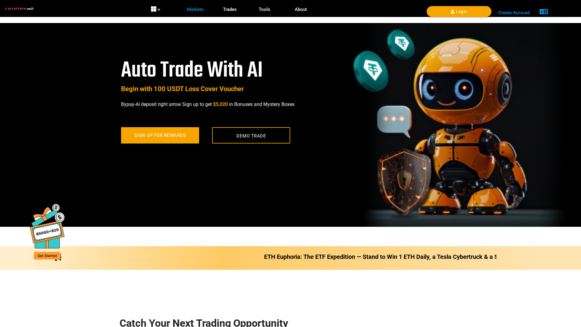 Screenshot of cointexvault.live