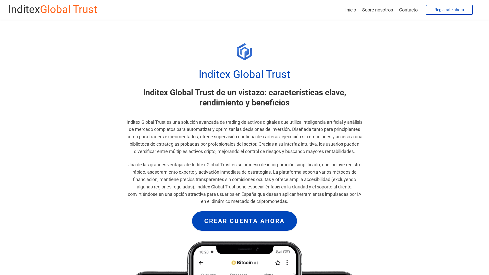 Screenshot of inditexglobaltrust-ai.com